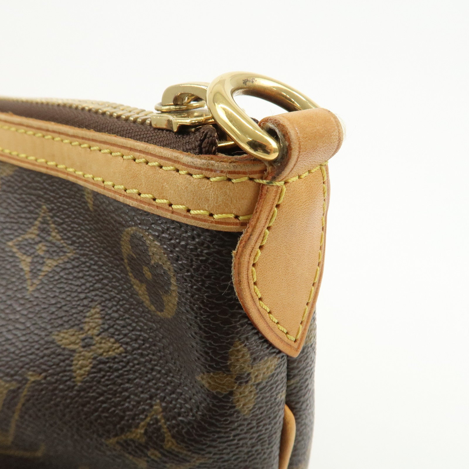 Louis Vuitton Monogram Palermo PM 2Way Hand Bag Brown M40145