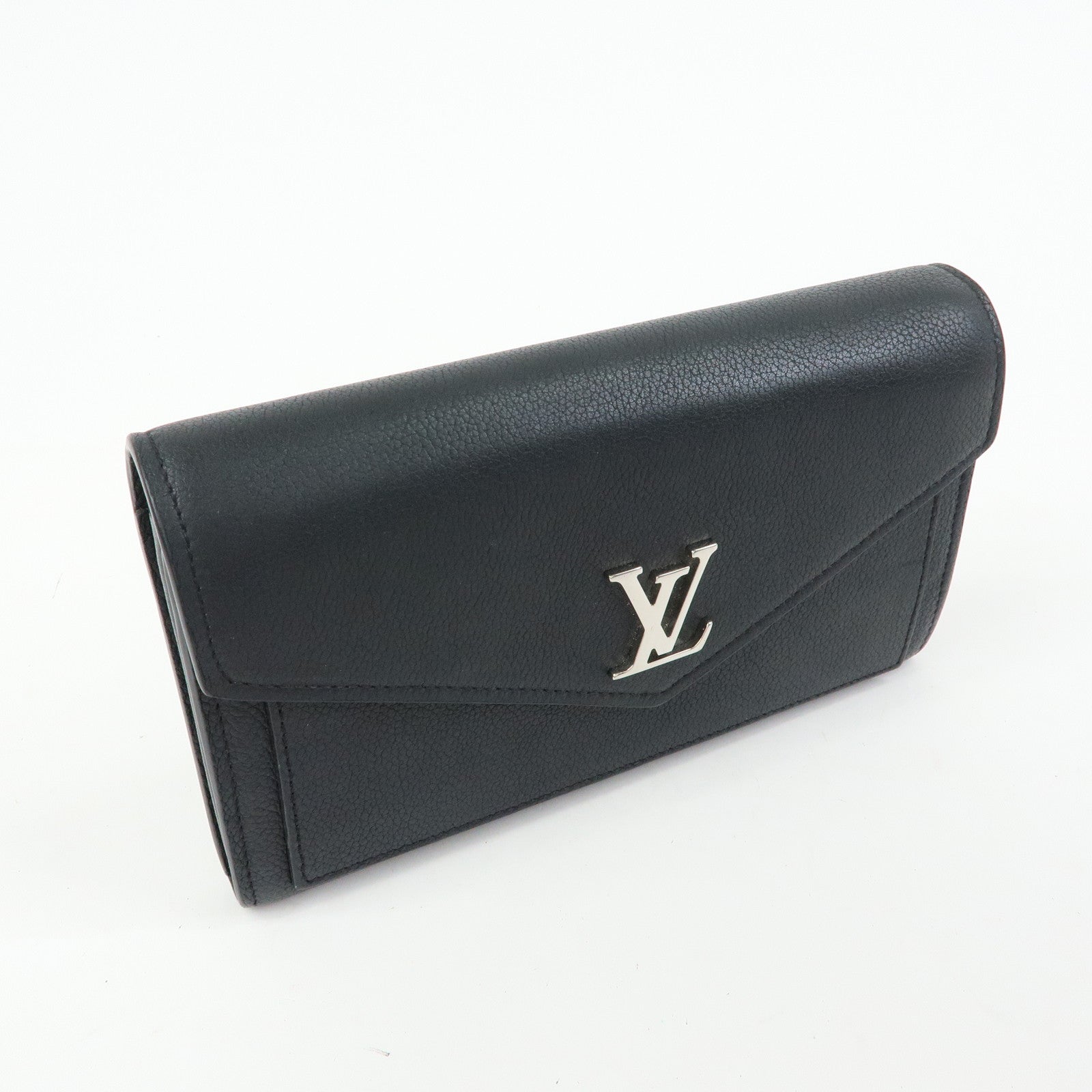 Louis Vuitton Portefeuille My Lockme Leather Wallet Noir M62530