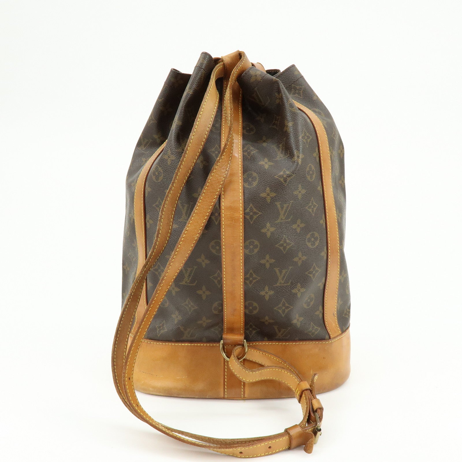 Louis Vuitton Monogram Randonnee GM Shoulder Bag Brown M42244