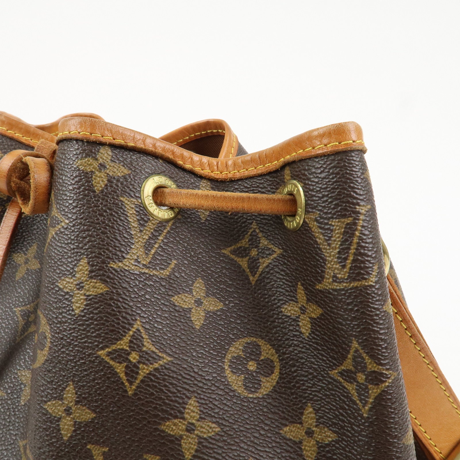Louis Vuitton Monogram Petit Noe Shoulder Bag Brown M42226