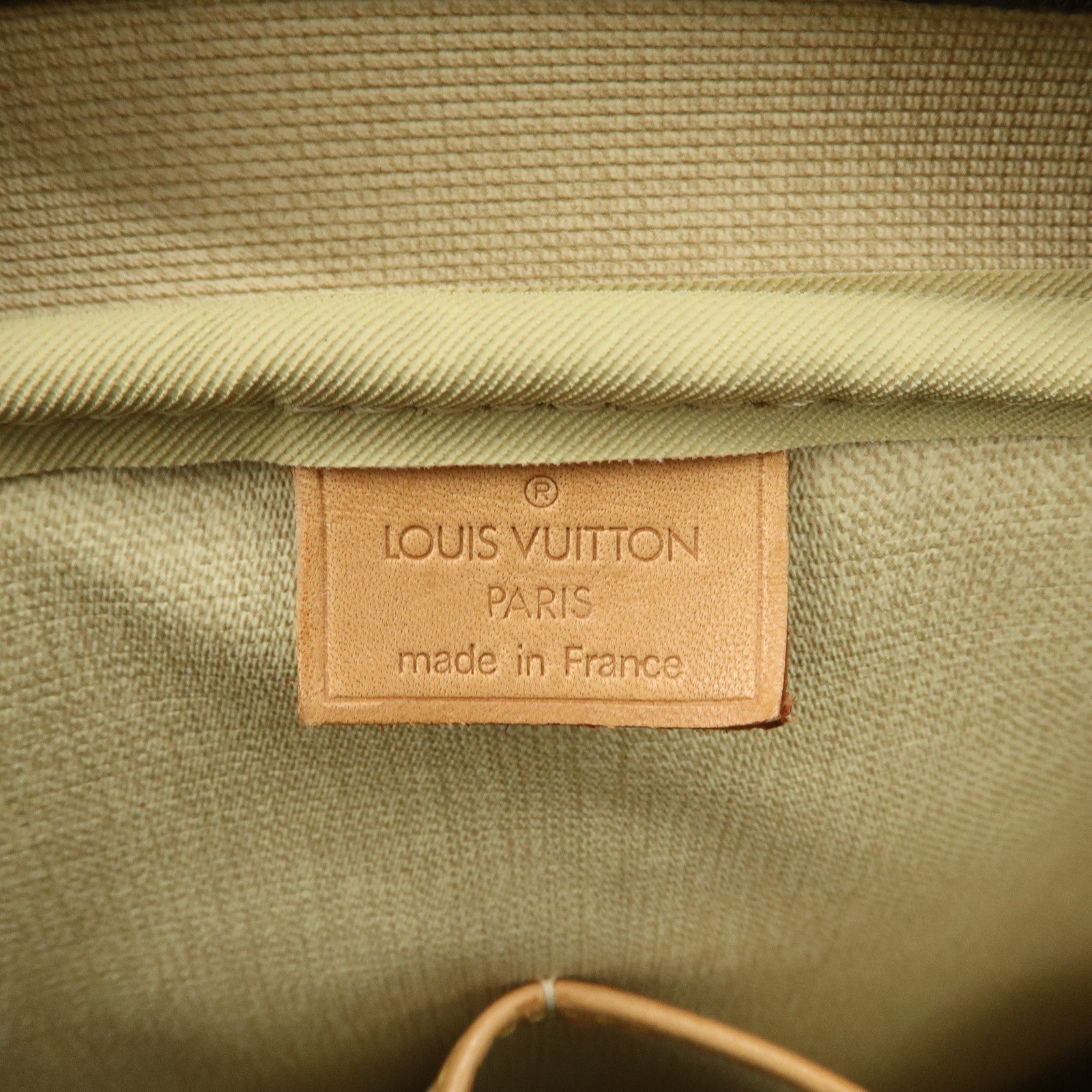 Louis Vuitton Monogram Deauville Hand Bag Brown M47270 Used