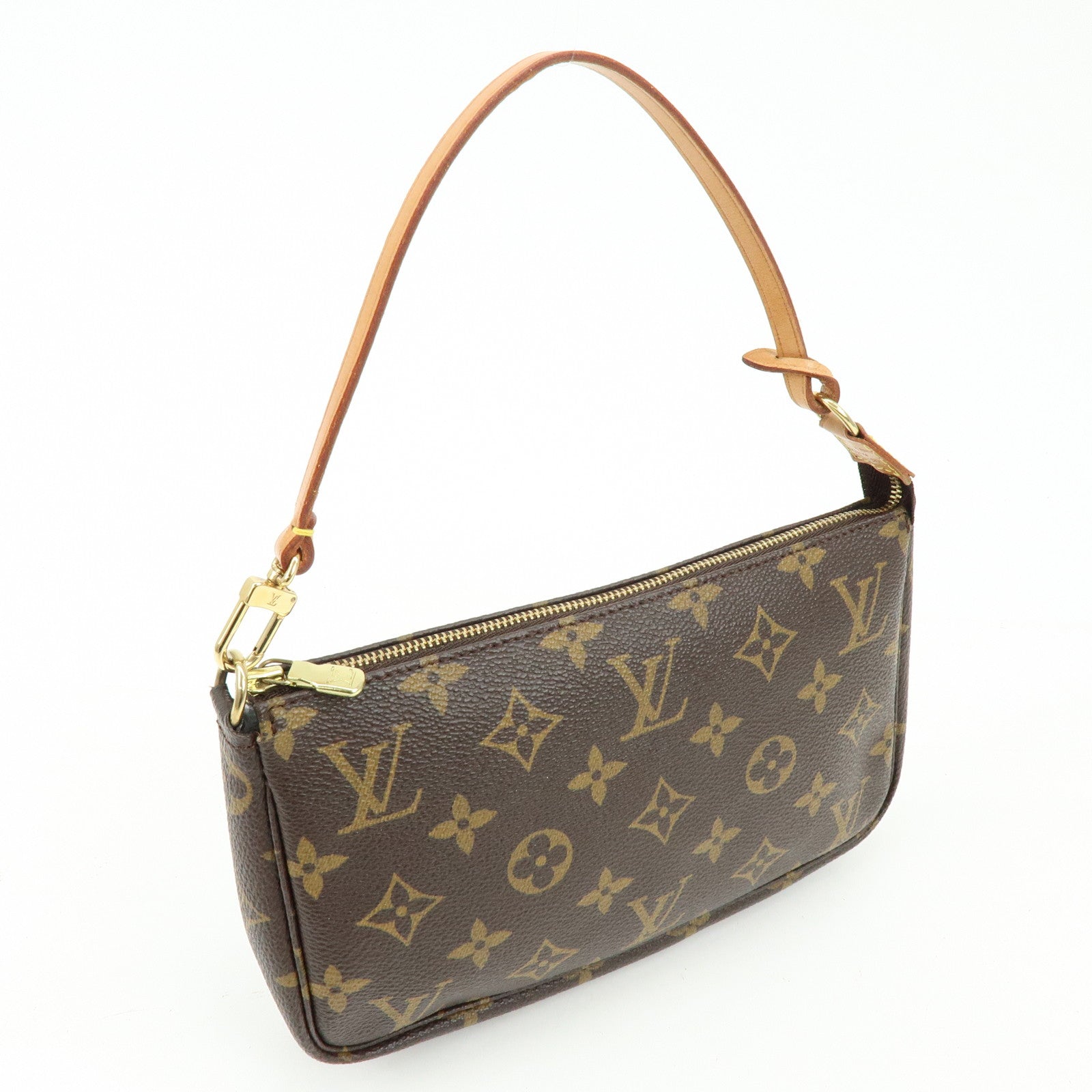 Louis Vuitton Monogram Pochette Accessoires Pouch Hand Bag M51980