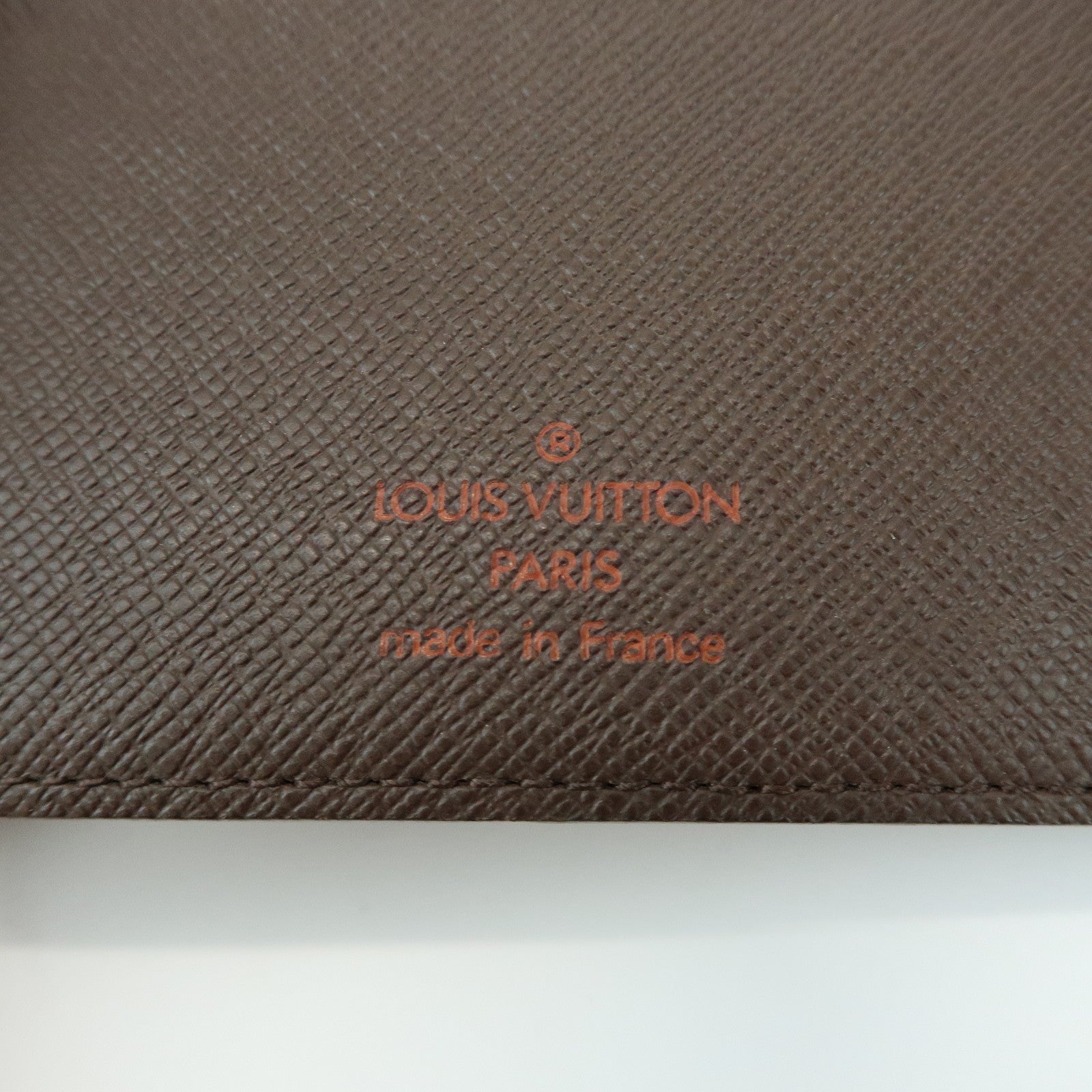 Louis Vuitton Damier Agenda GM Canvas Planner Cover Ebene R20107
