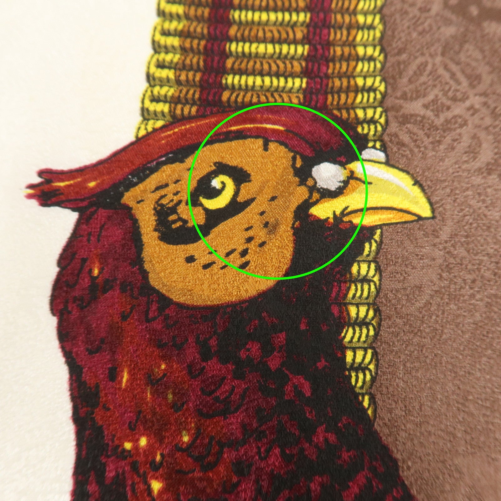 LOEWE Silk 100% Scarf Brown White