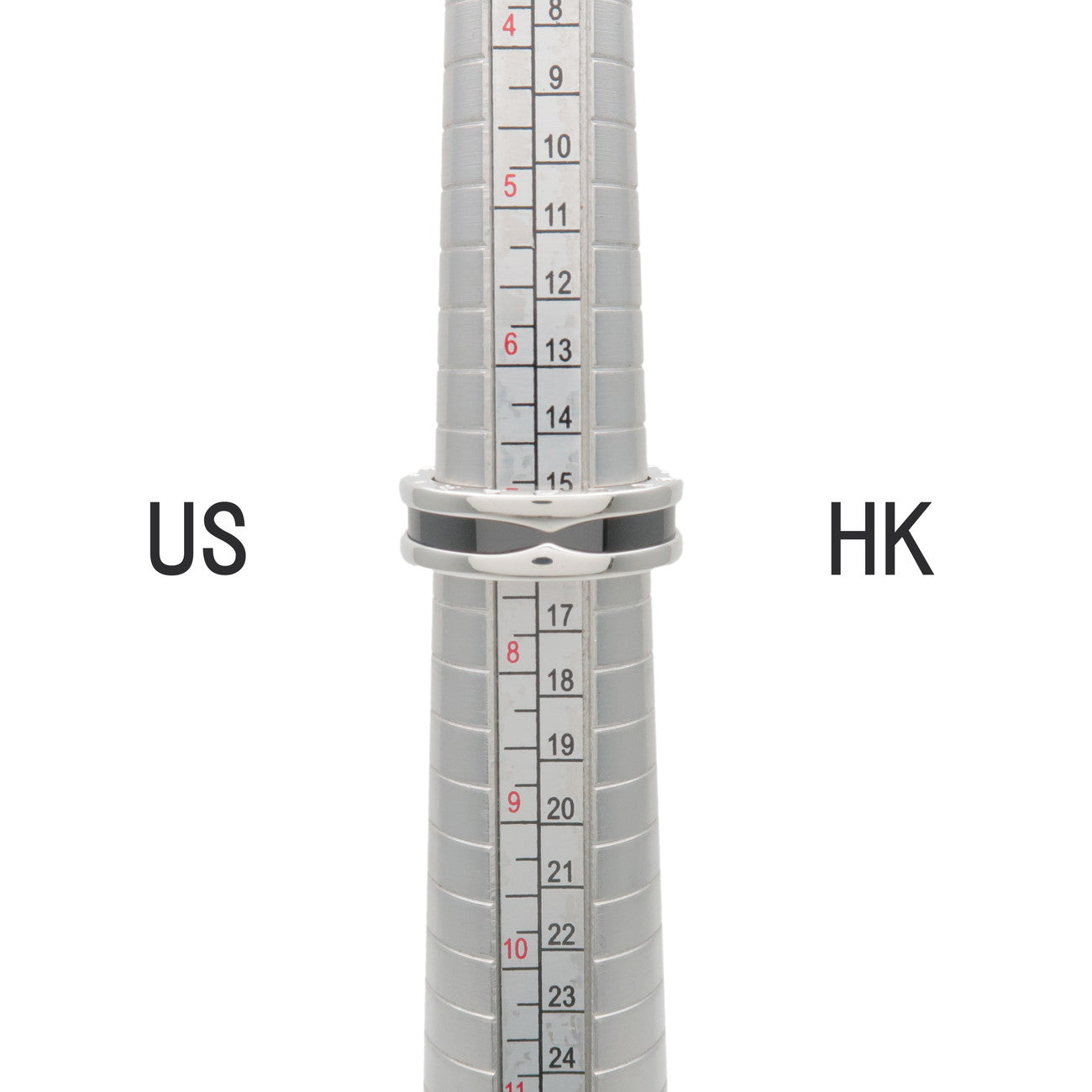 BVLGARI B-Zero1 Save the Children Ring SV925 Black Ceramic #55 US7