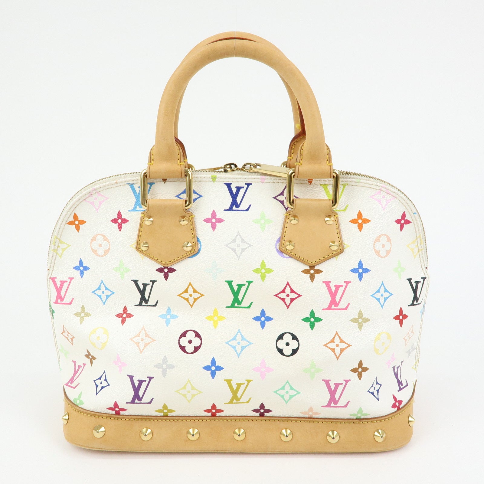 Louis Vuitton Monogram Alma PM Hand Bag Blanc Multicolor M92647