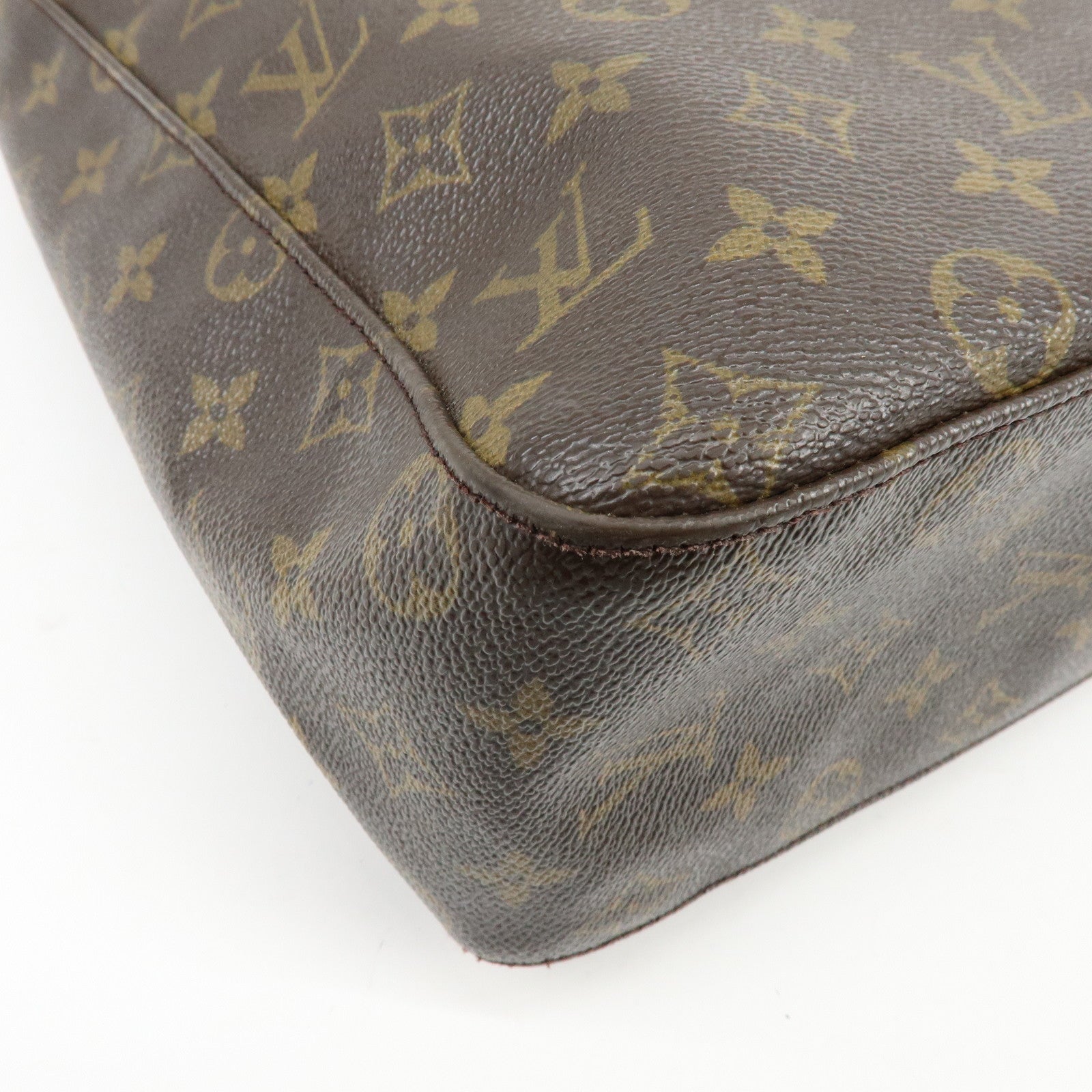 Louis Vuitton Monogram Looping GM Shoulder Bag Brown M51145