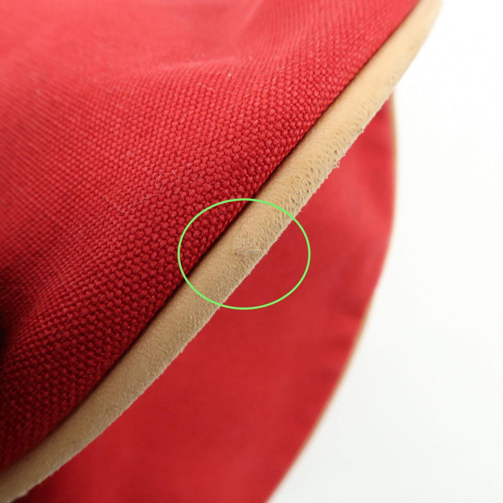HERMES Canvas Leather Polochon Mimil PM Drawstring Shoulder Bag
