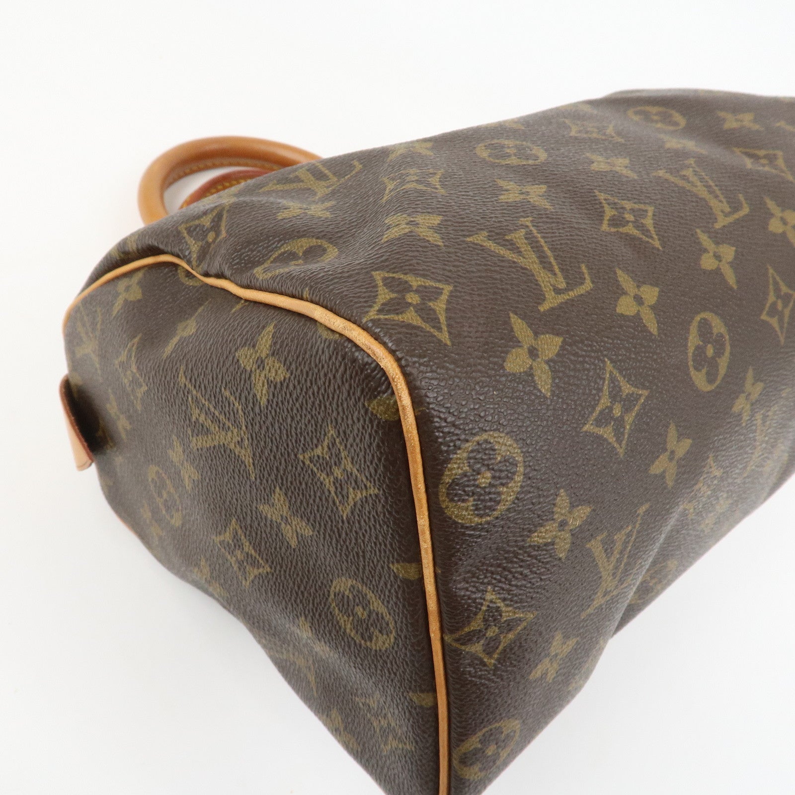 Louis Vuitton Monogram Speedy 25 Boston Bag Hand Bag Brown M41528
