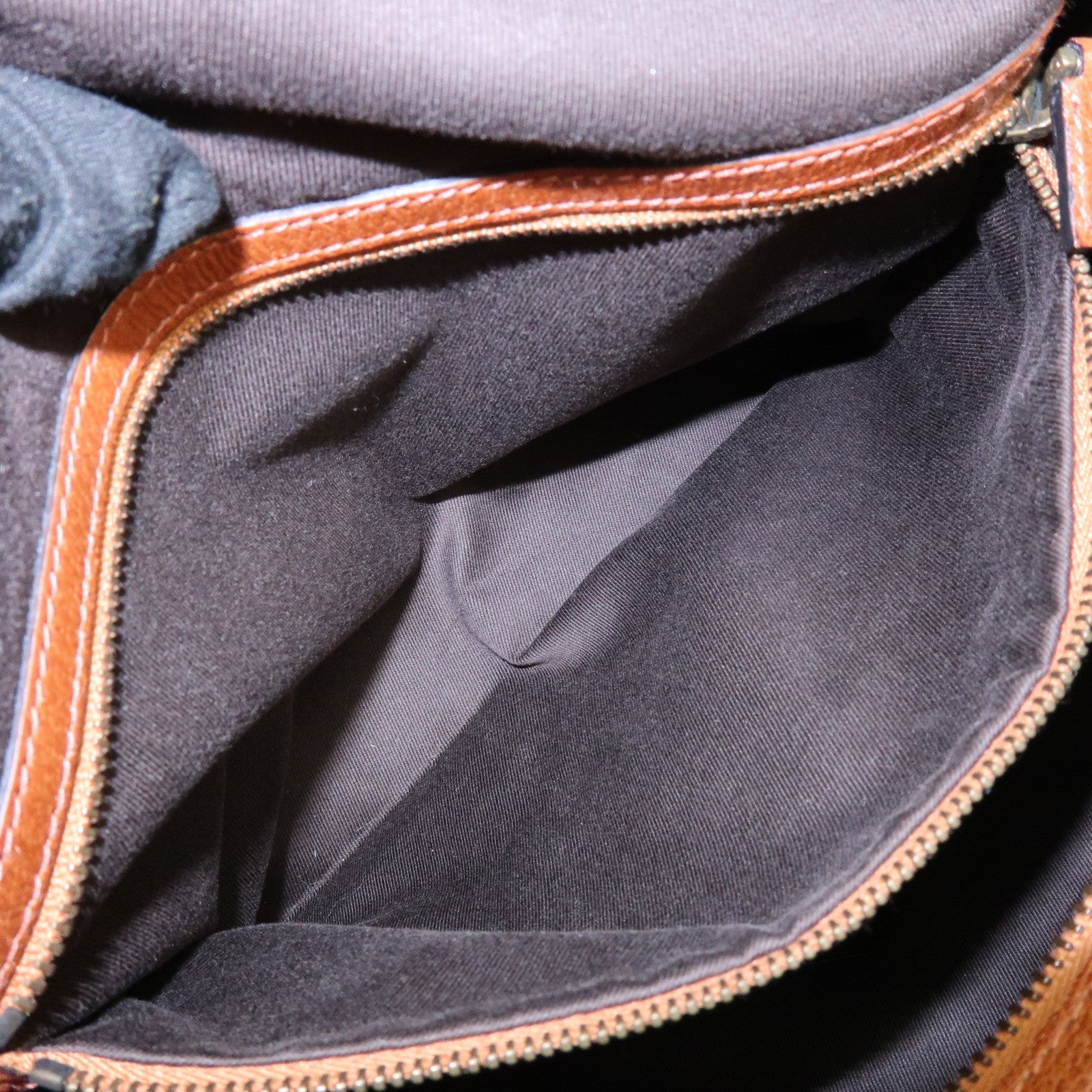 GUCCI GG Canvas Leather Hand Bag Boston Bag Beige Brown 120886