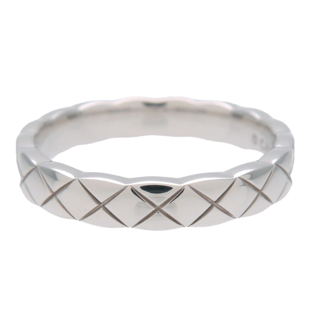 CHANEL COCO Crush Ring K18WG 750WG White Gold #47 US4-4.5 EU47
