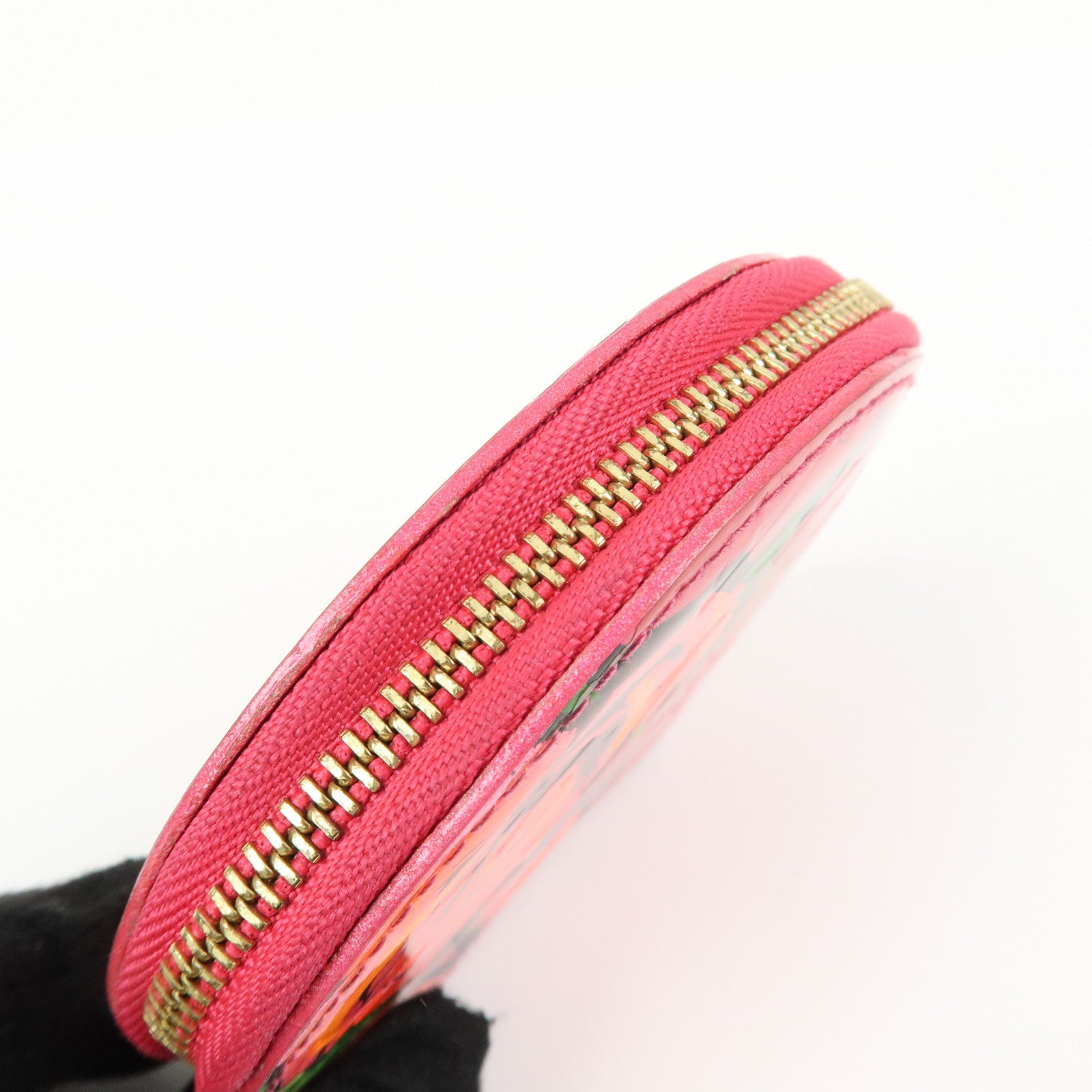 Louis Vuitton Monogram Vernis Porte Monnaie Chapeau Rose Pop M93690