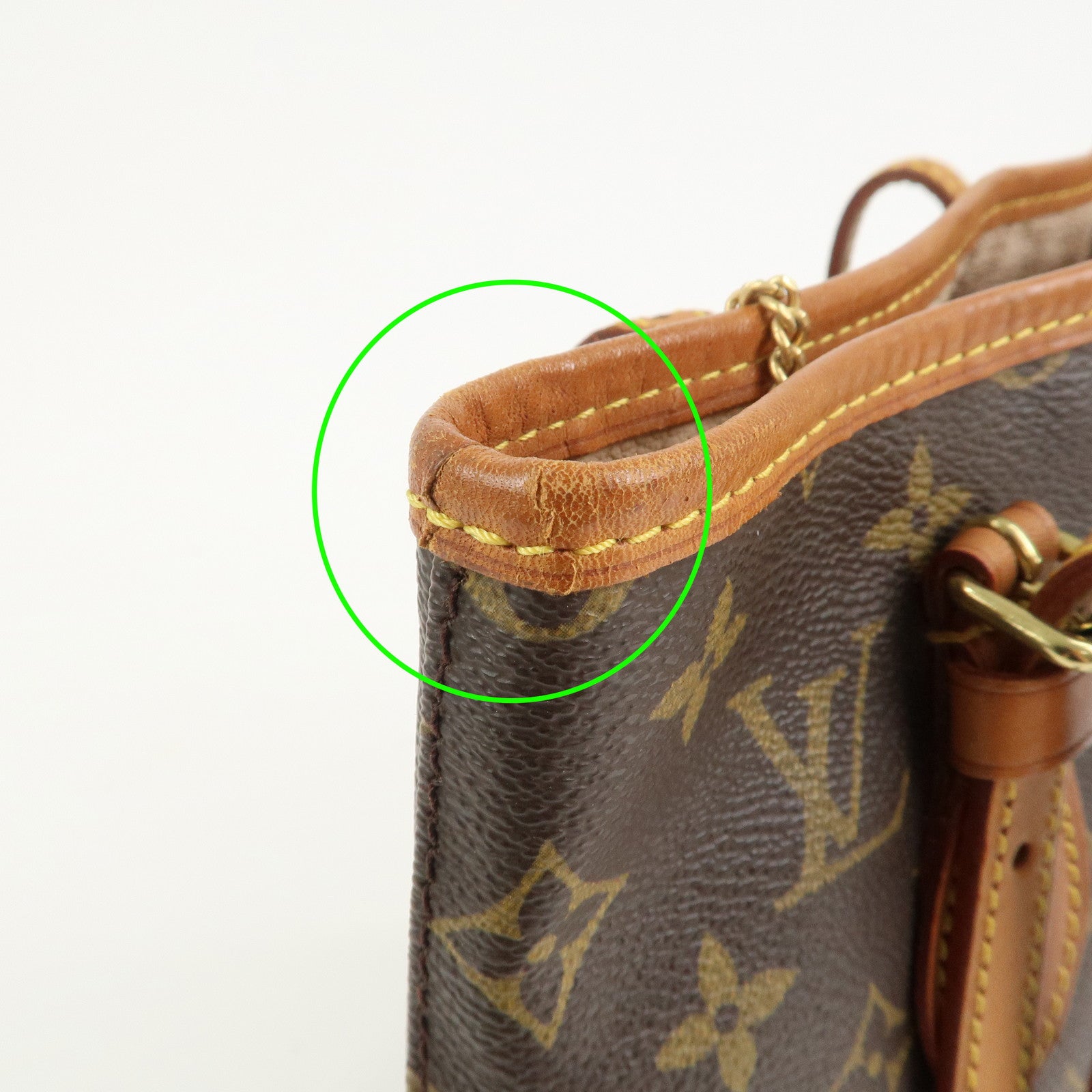 Louis Vuitton Monogram Canvas Bucket PM Hand Bag Brown M42238