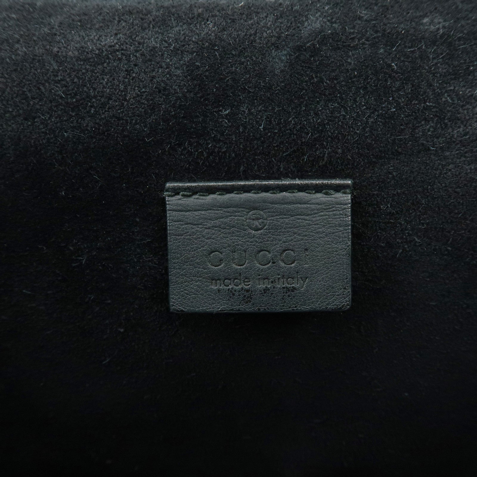 GUCCI Dionysus GG Supreme Chain Shoulder Bag Beige Black 400249