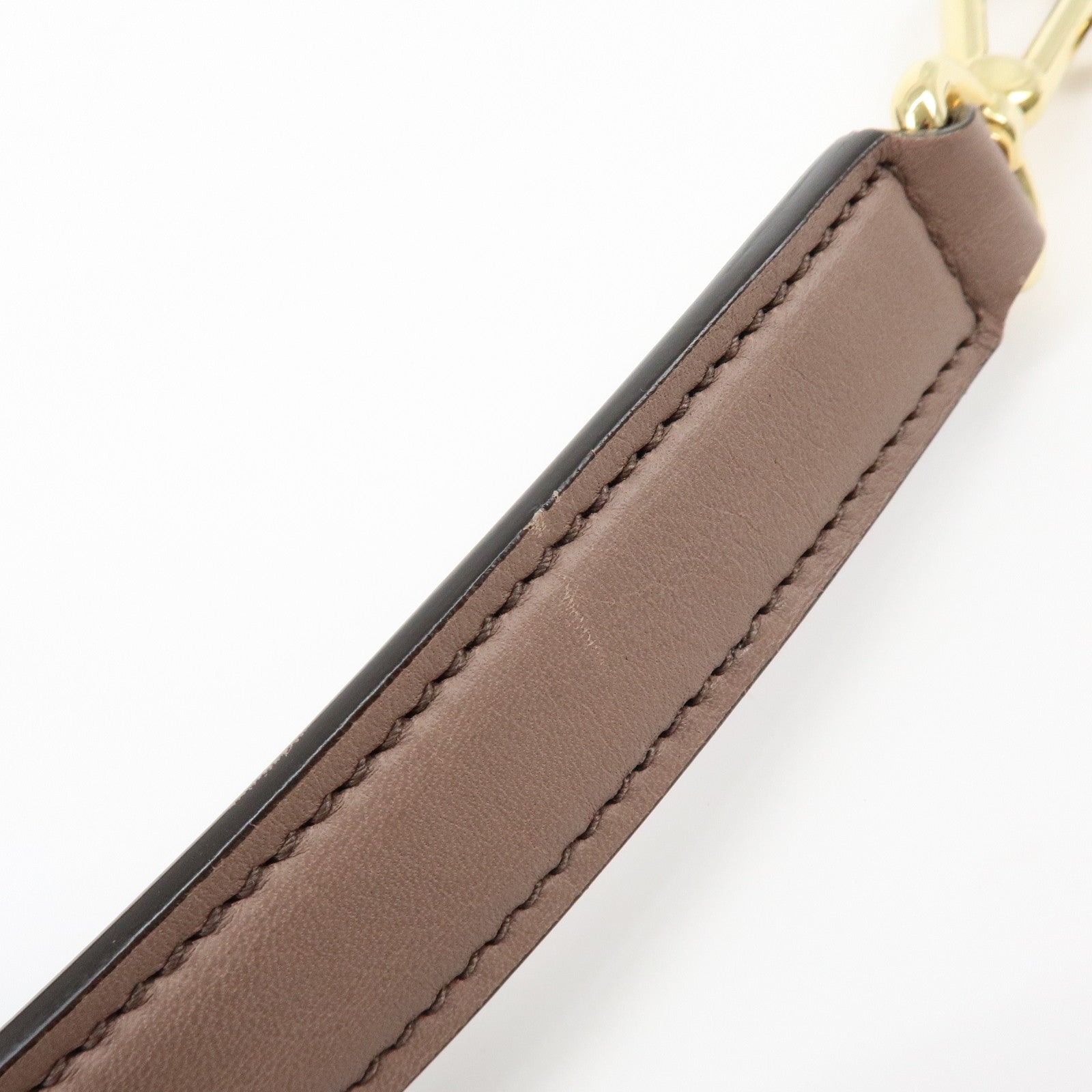 Dolce & Gabbana Leather 2Way Bag Hand Bag Shoulder Bag Brown