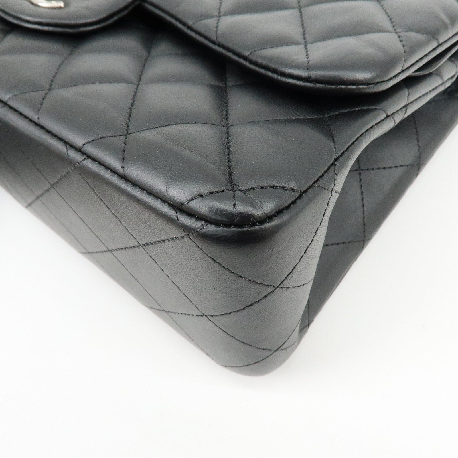 Chanel Large Matelasse 30 Large Lamb Skin Double Flap Shoulder Bag