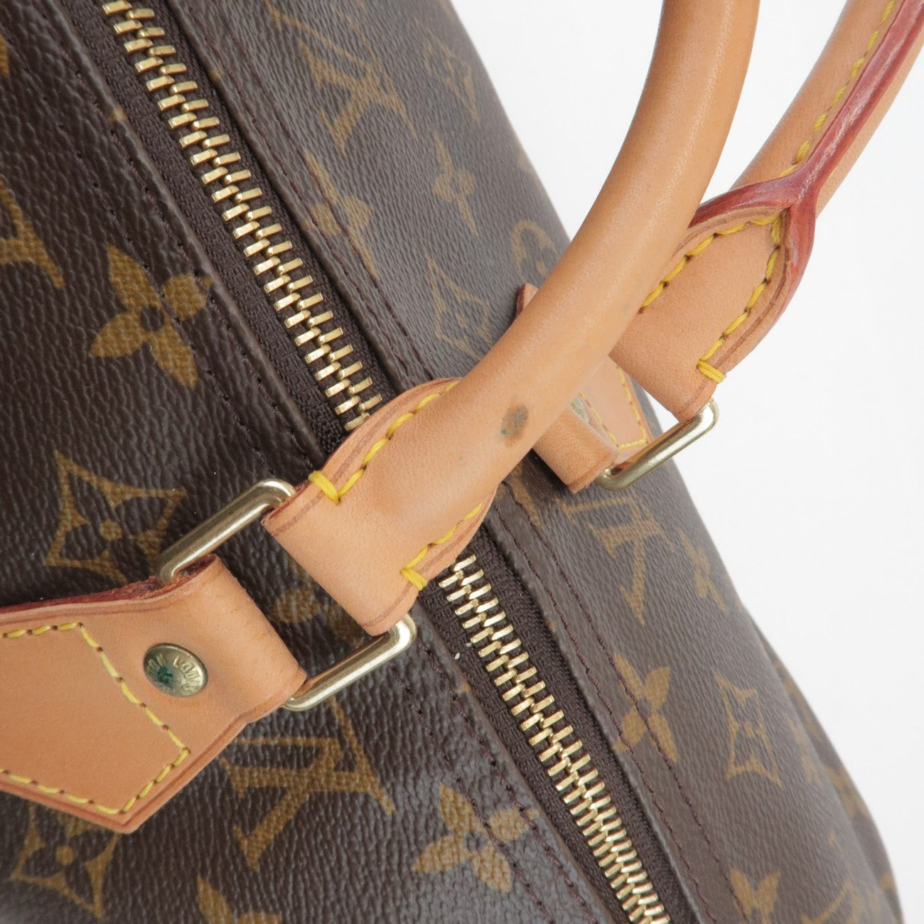 Louis Vuitton Monogram Speedy 40 Hand Bag Boston Bag Brown M41522