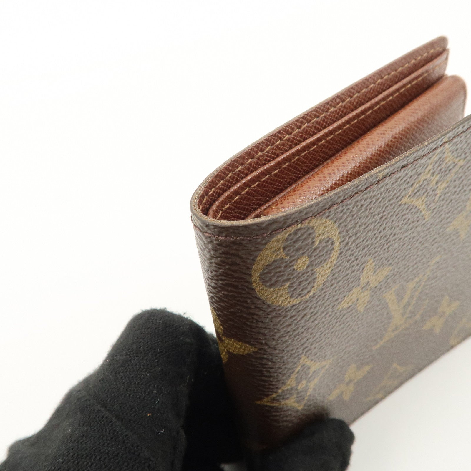 Louis Vuitton Monogram Portefeuille Marco Bi-fold Wallet M61675 Used