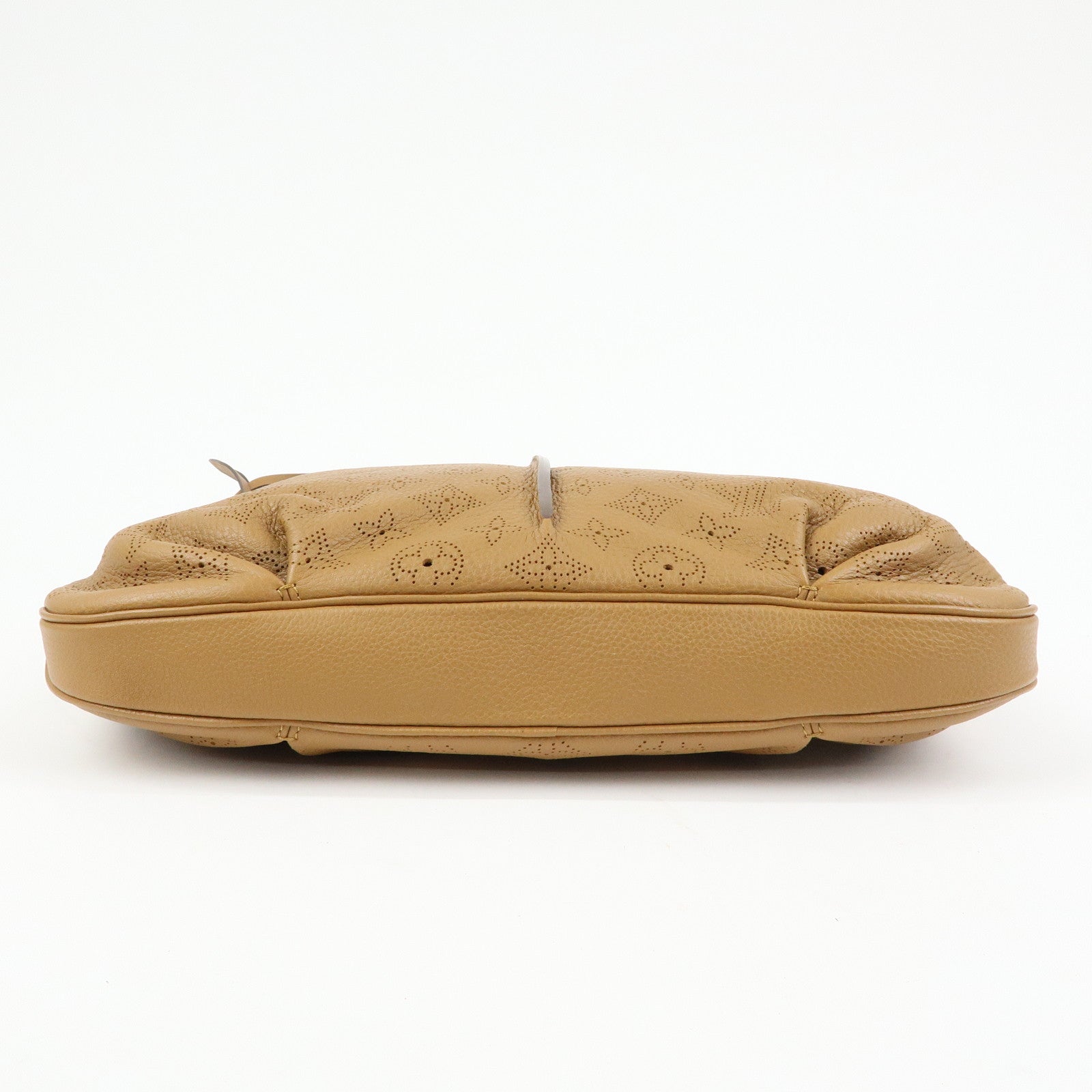 Louis Vuitton Monogram Mahina Selene MM Shoulder Bag Caramel M94214