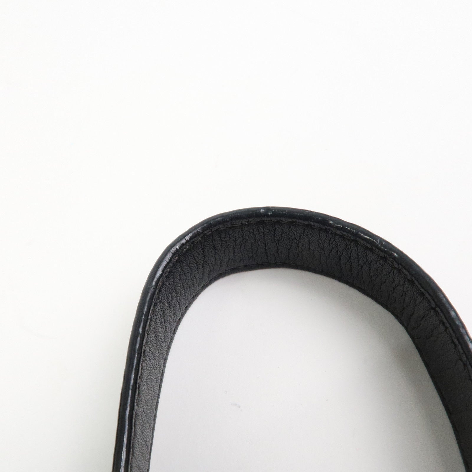 PRADA Logo Nylon Saffiano Leather Shoulder Bag Crossbody Bag Black
