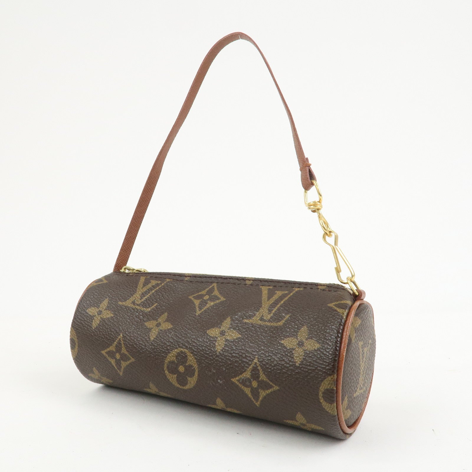 Louis Vuitton Monogram Mini Pouch for Papillon Bag Old Style Brown