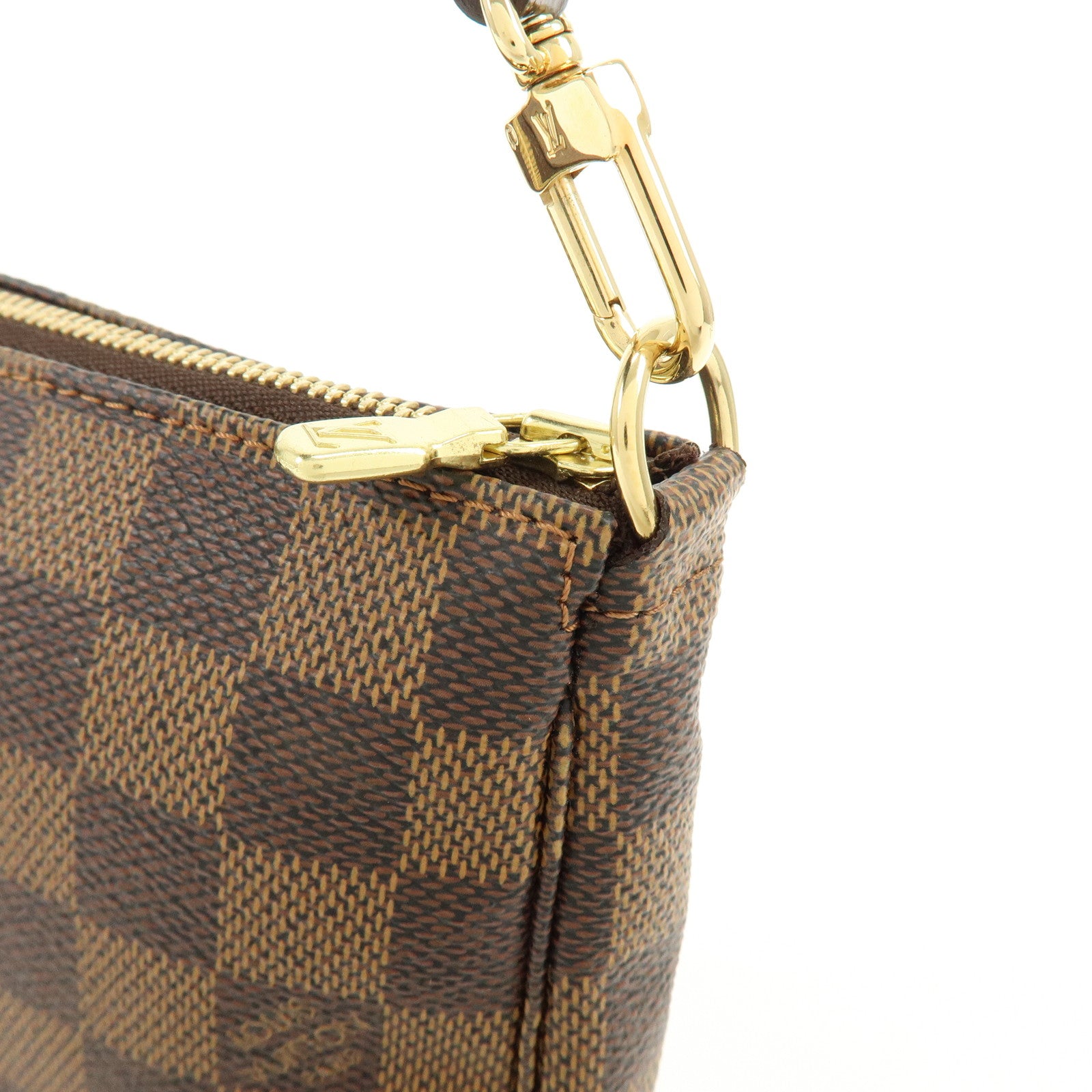 Louis Vuitton Damier Ebene Pochette Accessoires Hand Bag N51985