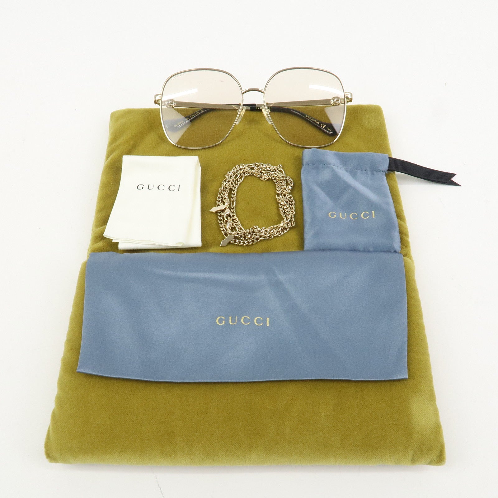 GUCCI Interlocking G Plastic Sunglasses GG1089SA 005 61□15-145 XL