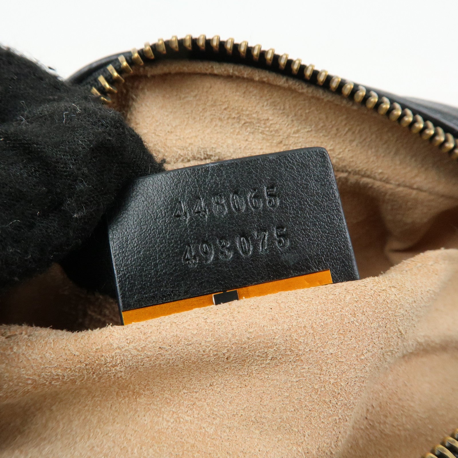 GUCCI GG Marmont Leather Shoulder Crossbody Bag Black 448065