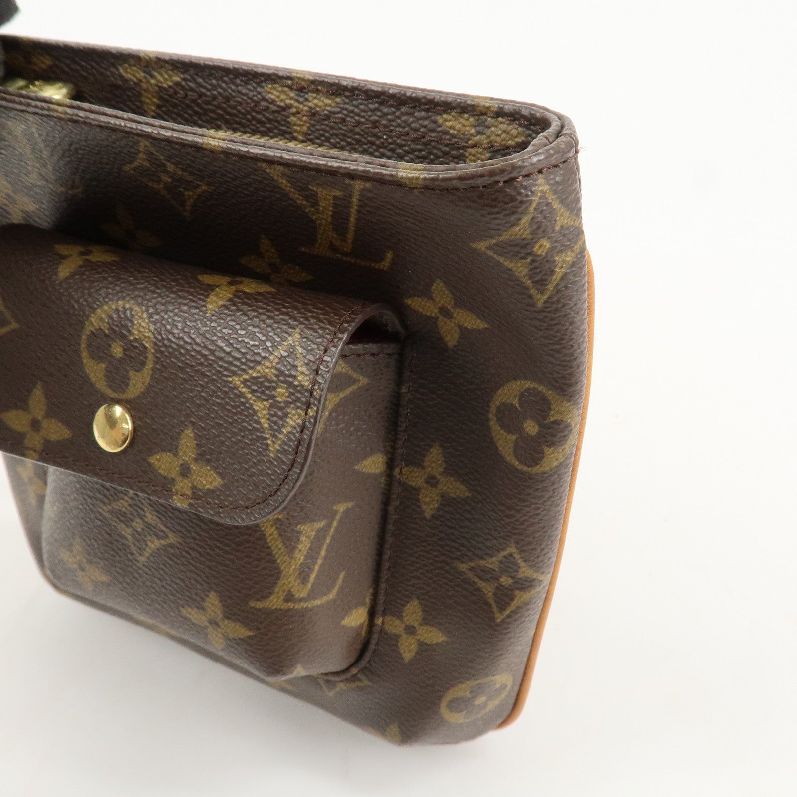 Louis Vuitton Monogram Partition Pouch Wristlet Bag M51901 Used