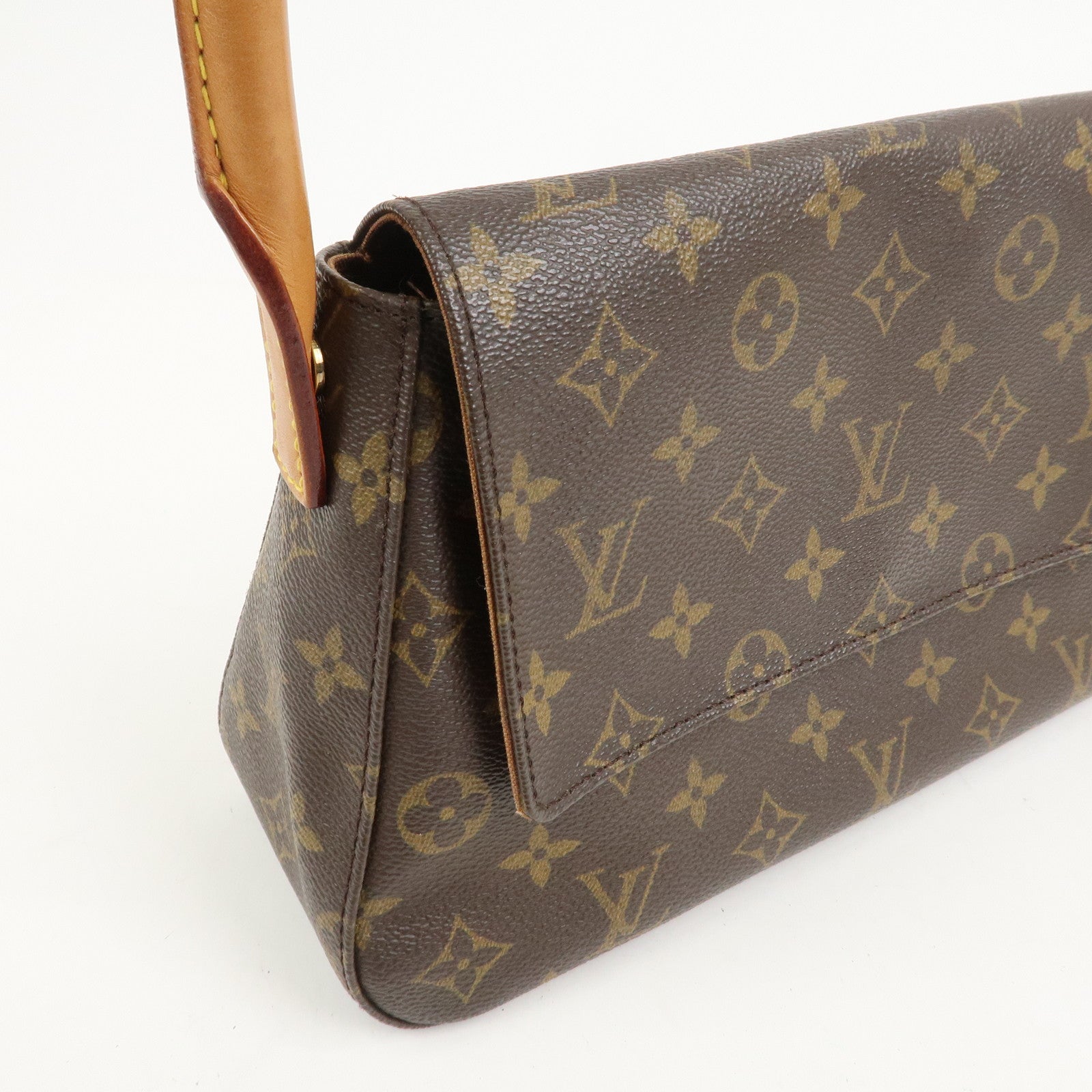 Louis Vuitton Monogram Mini Looping Shoulder Bag Brown M51147