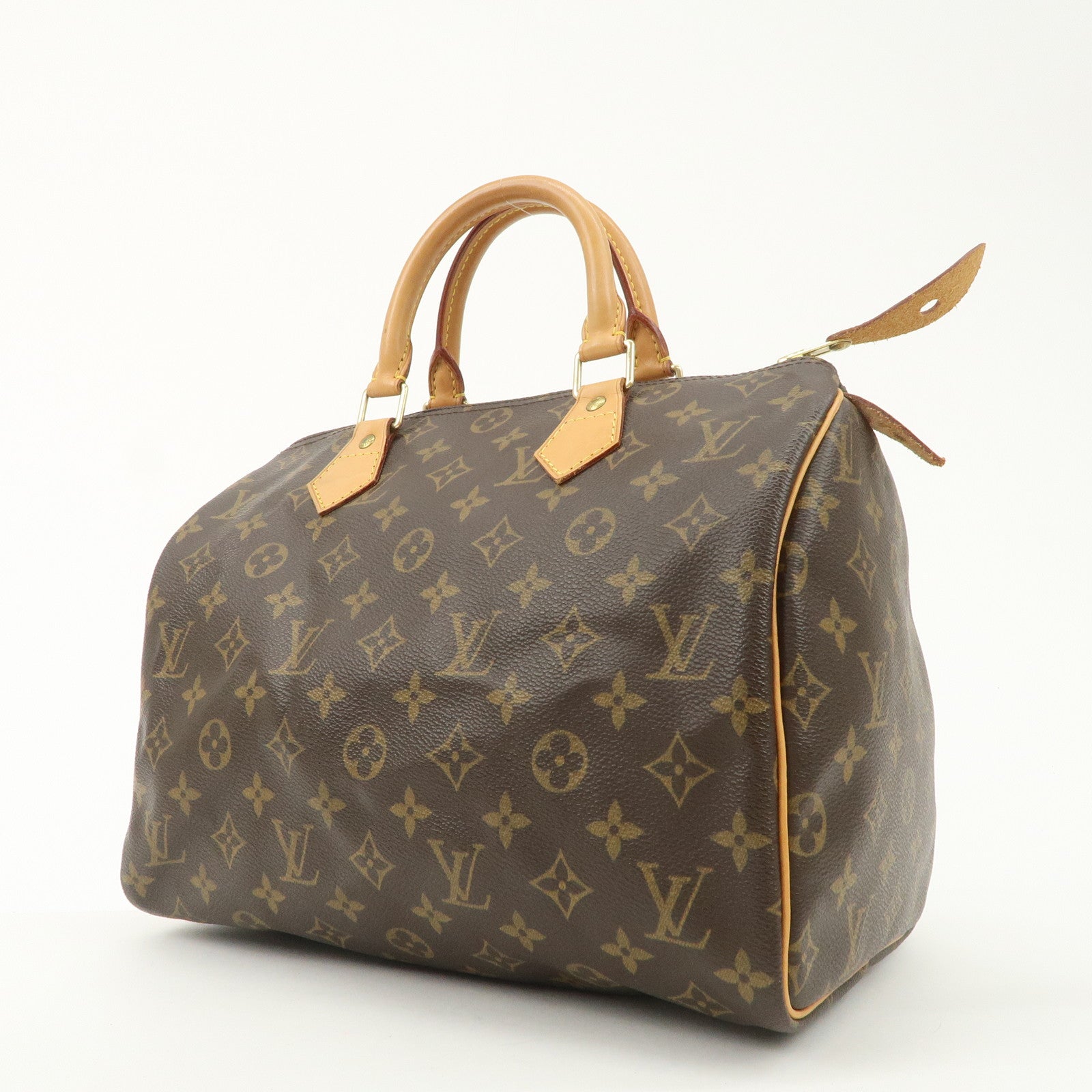 Louis Vuitton Monogram Speedy 30 Boston Bag Hand Bag Brown M41526