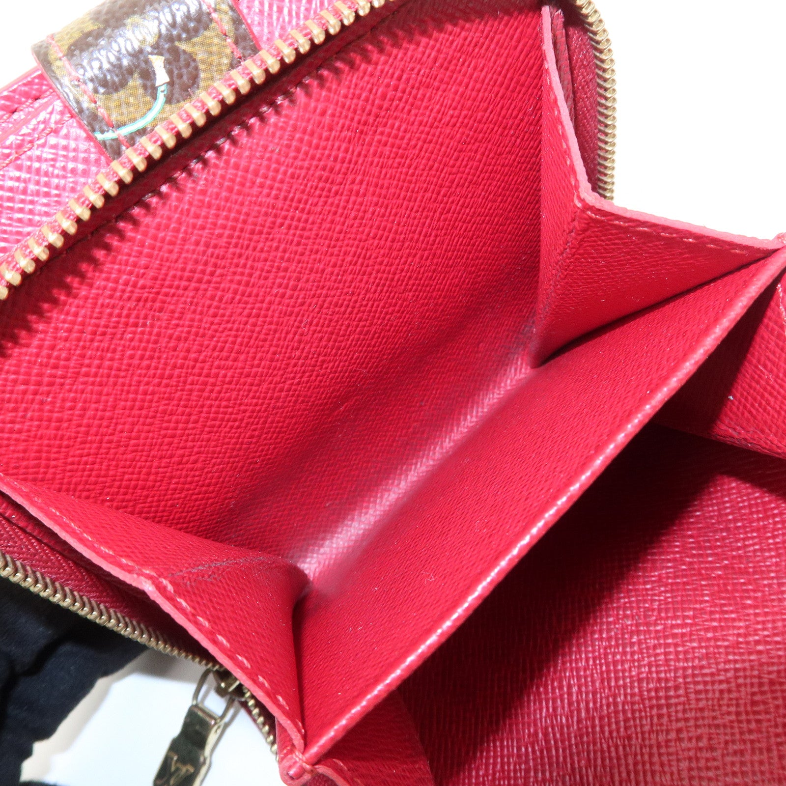 Louis Vuitton Monogram Cherry Compact Zip Bi-fold Wallet M95005