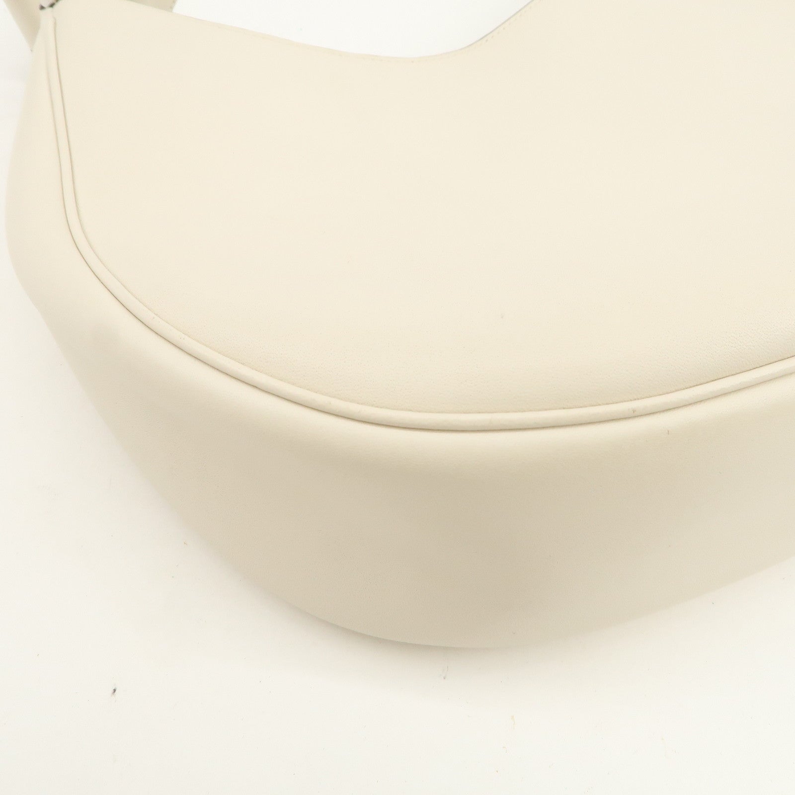 COACH Logo Calf Leather 2Way Bag Shoulder Bag Hand Bag Ivory 57119