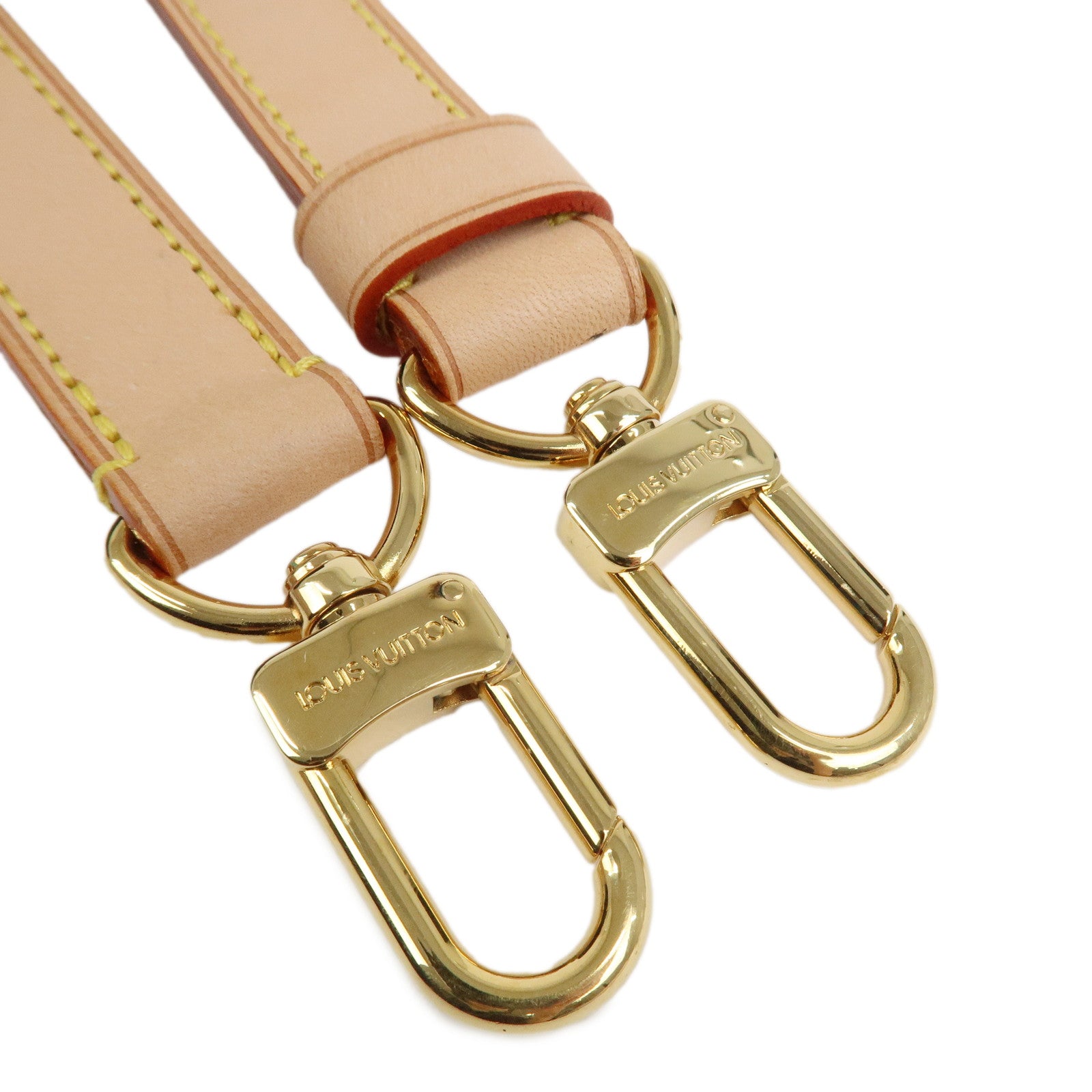 Louis Vuitton Nume Leather Shoulder Strap Adjustable Beige