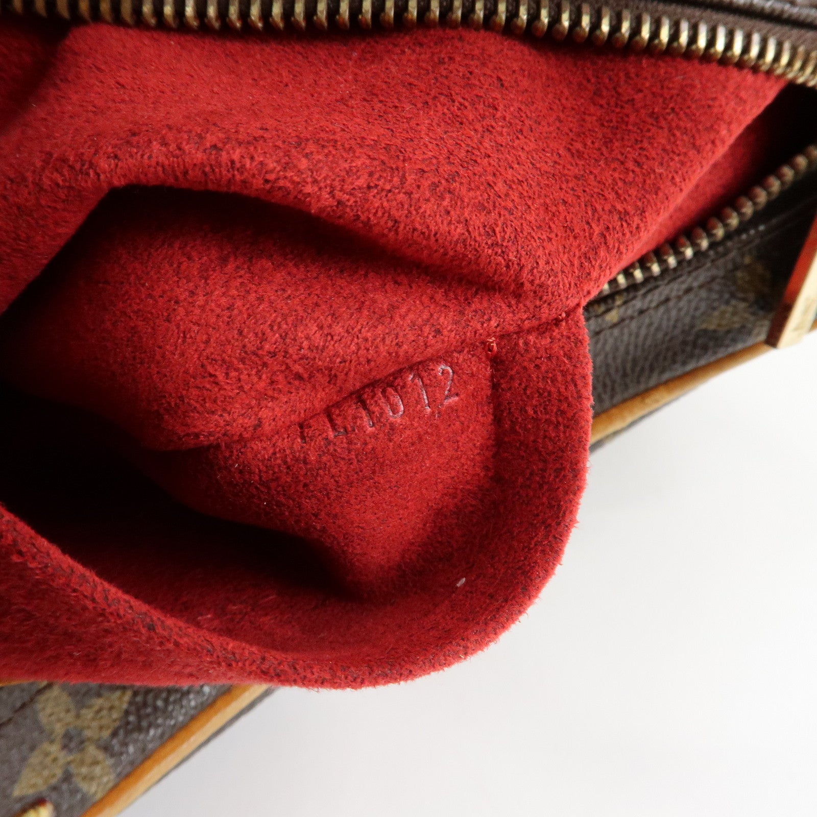 Louis Vuitton Monogram Croissant MM Shoulder Bag Brown M51512