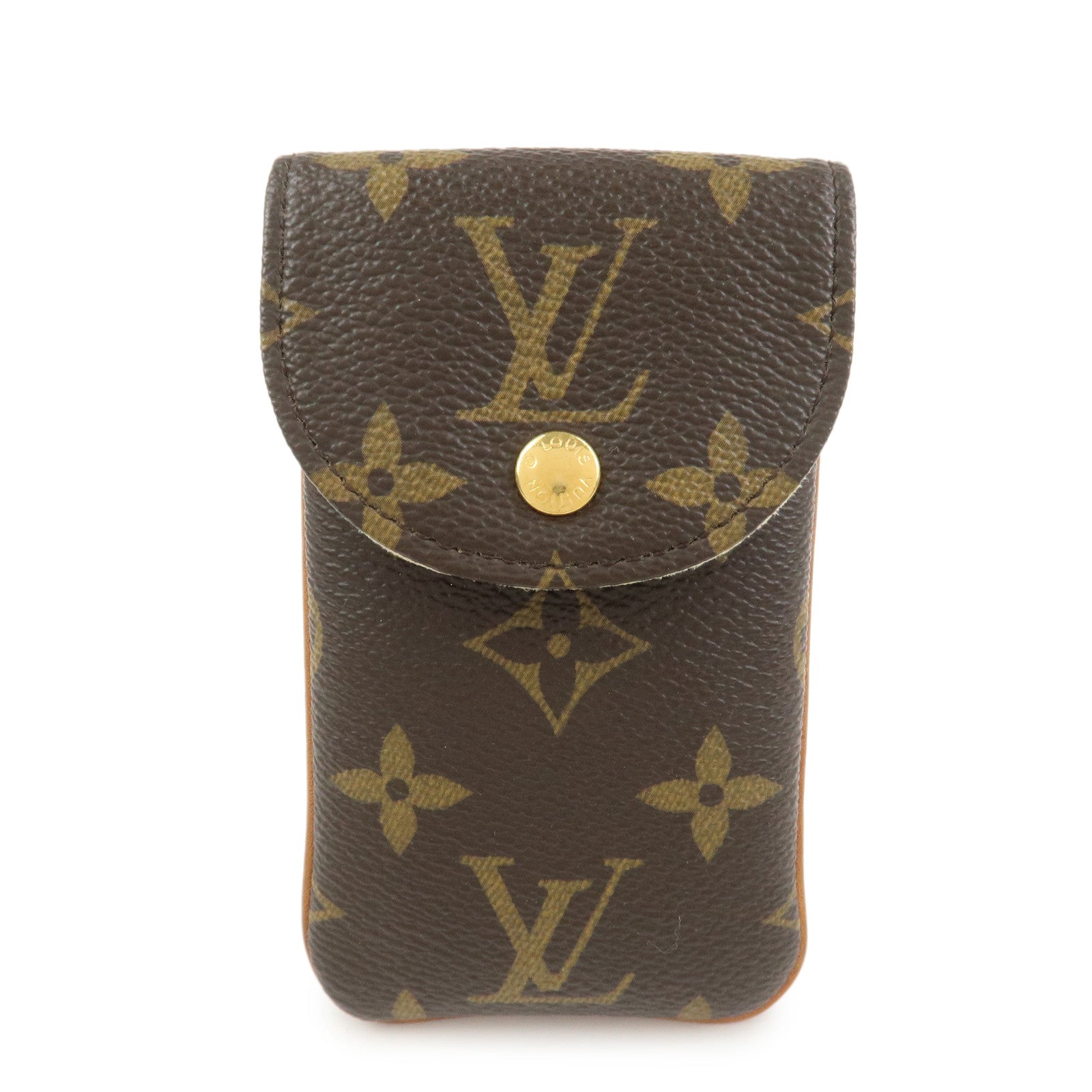 Louis Vuitton Monogram Etui Telefonne MM Phone Case Brown M66546