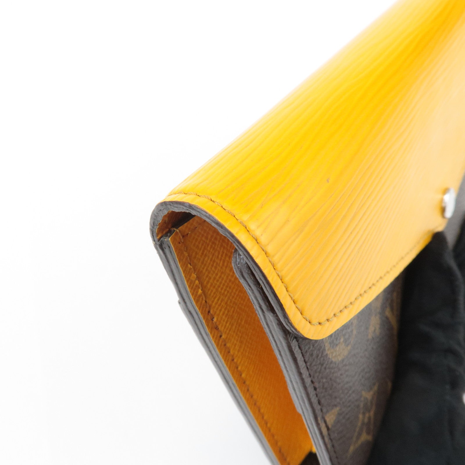 Louis Vuitton Monogram Epi Portefeuille Marie Louron Yellow M60506 Used