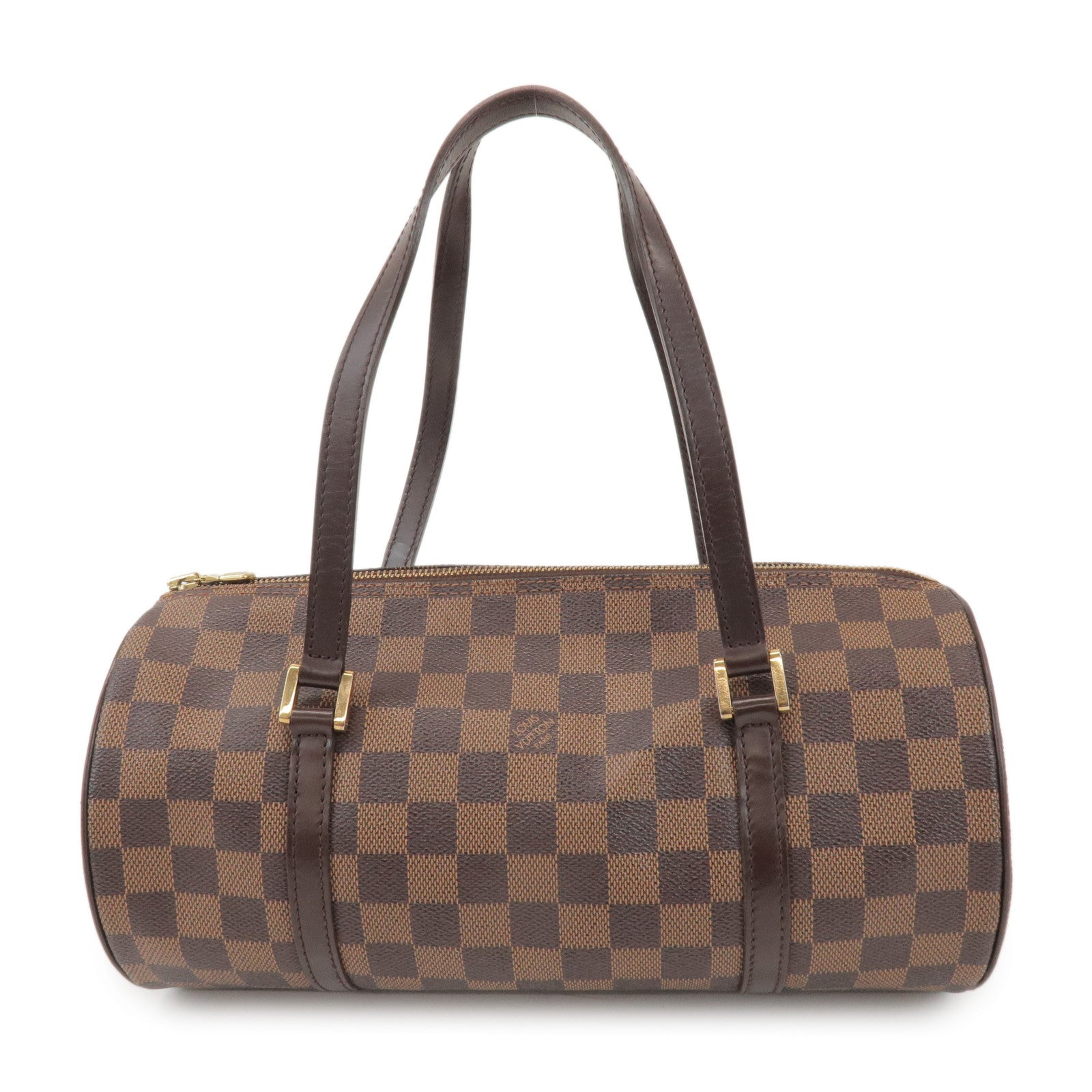 Louis Vuitton Damier Ebene Papillon 30 Hand Bag Brown N51303