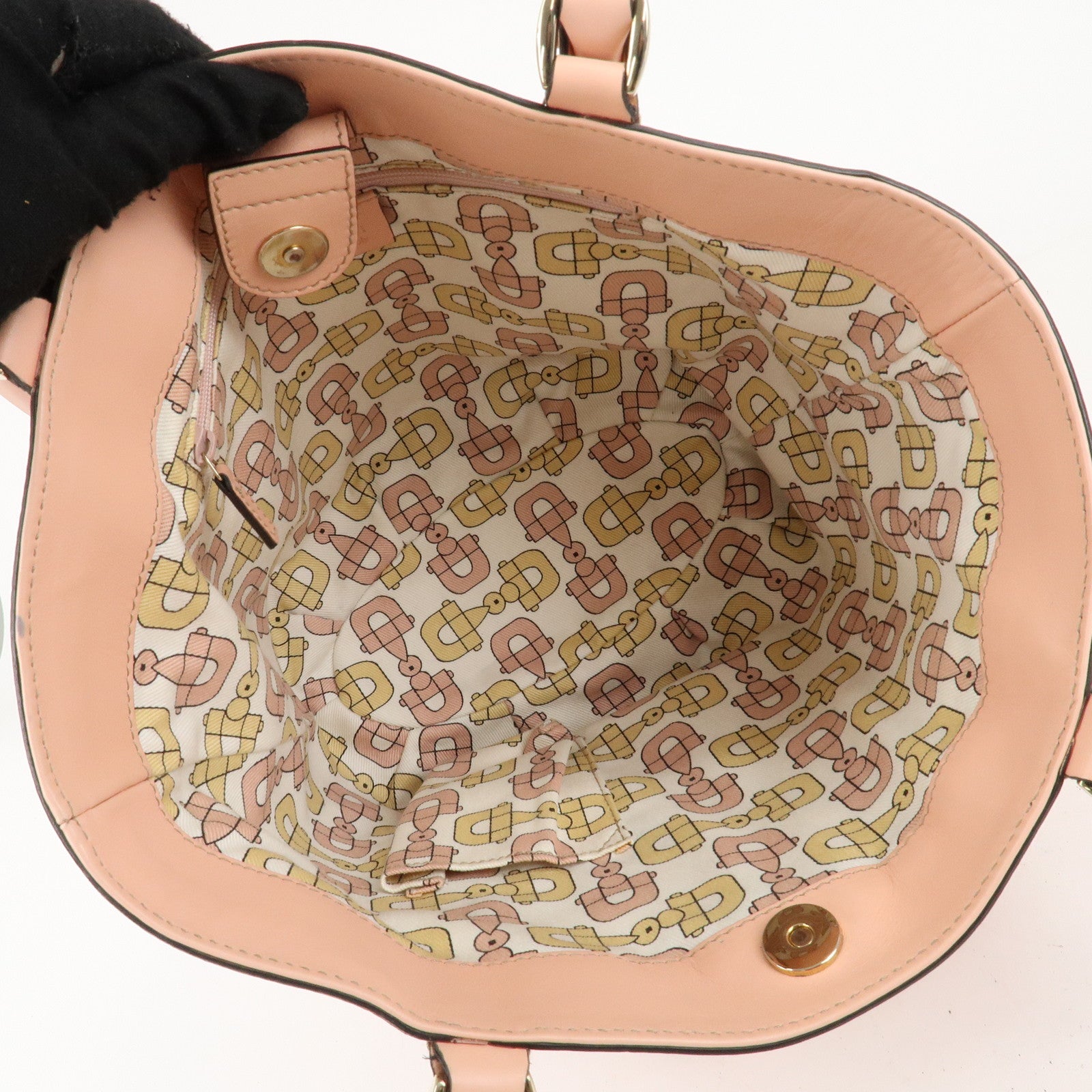 GUCCI Abbey Guccissima Leather Shoulder Bag Tote Bag 211983 Used