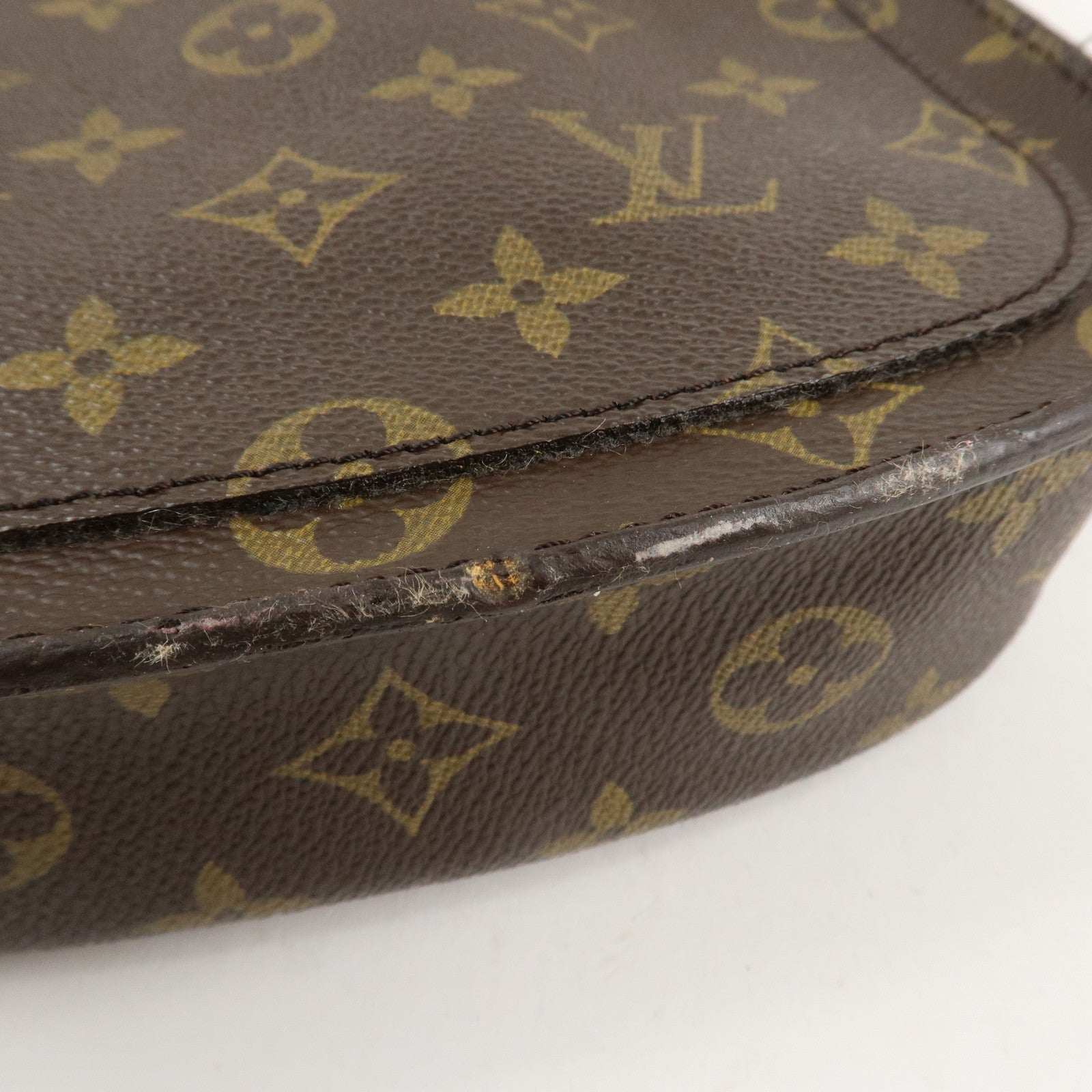 Louis Vuitton Monogram Saint Cloud MM Shoulder Bag Brown M51243