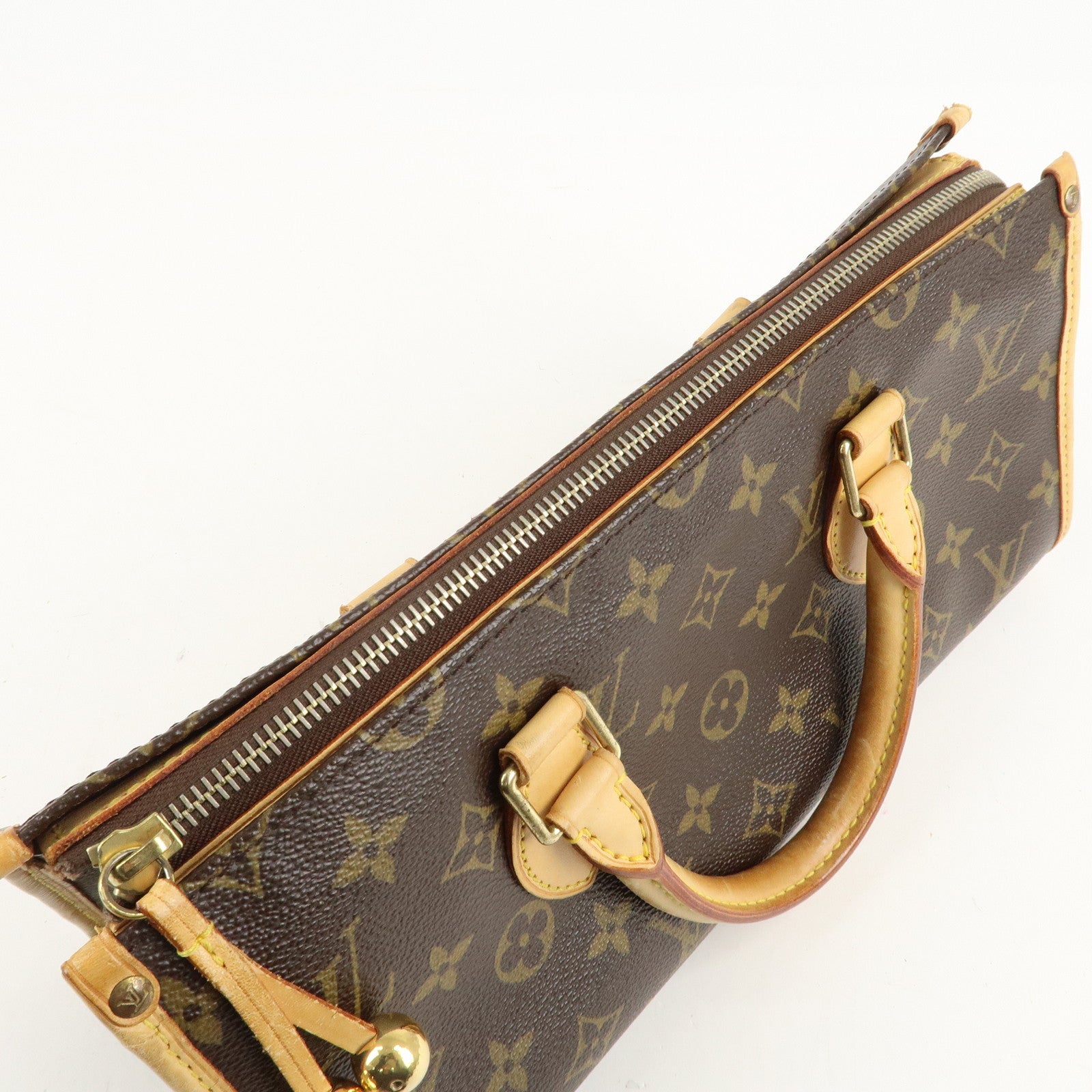 Louis Vuitton Monogram Popincourt Hand Bag Brown M40009