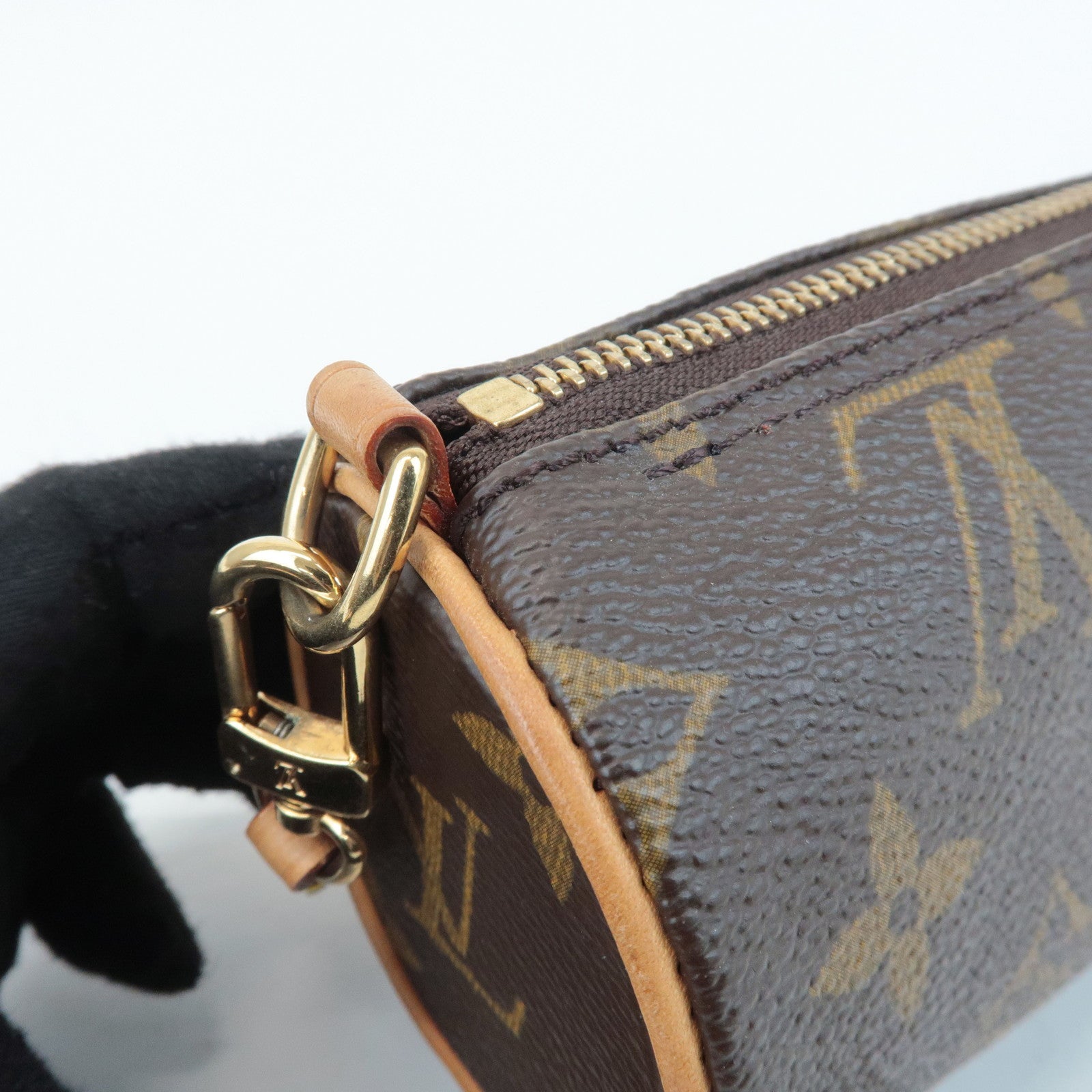 Louis Vuitton Monogram Mini Pouch for Papillon Bag Brown