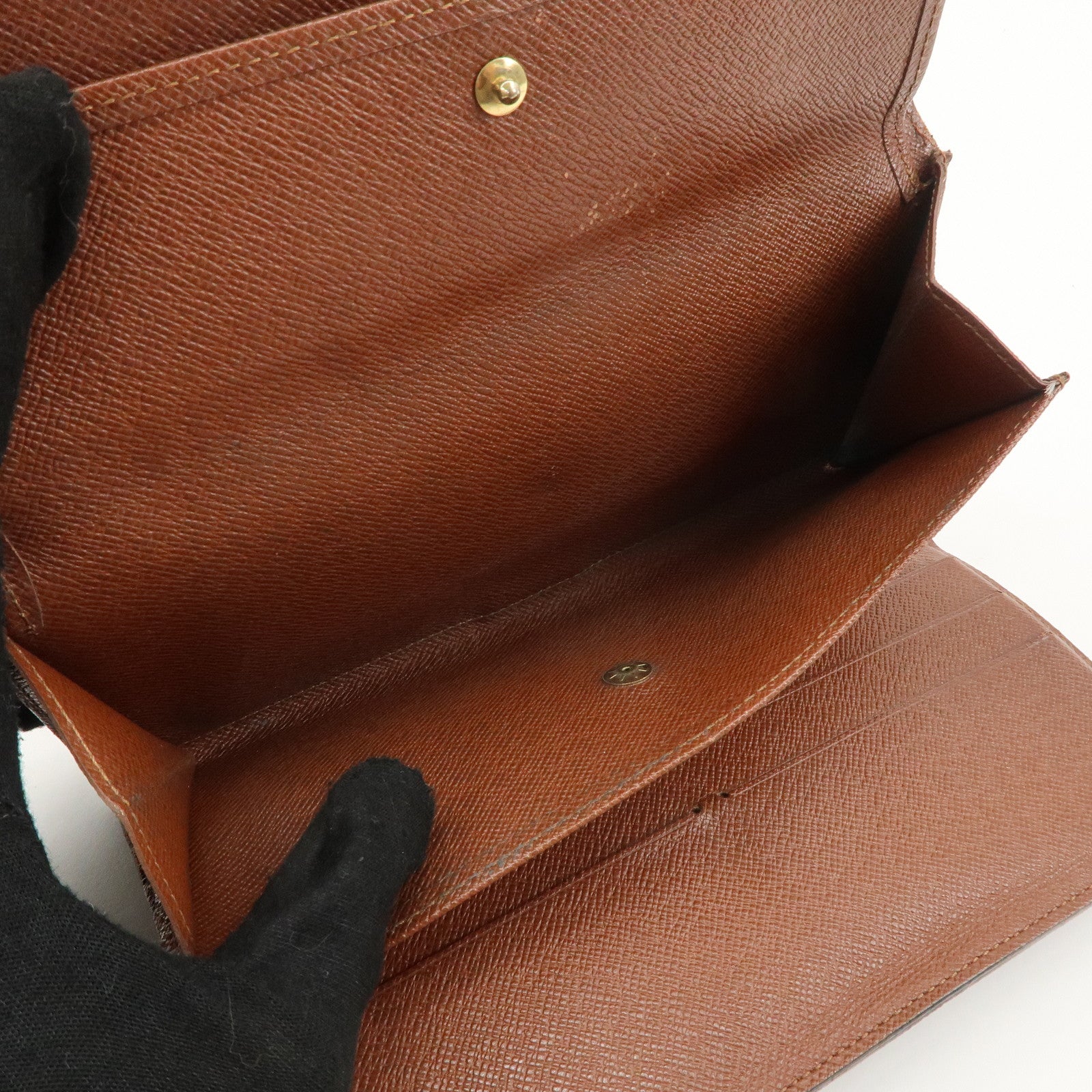 Louis Vuitton Monogram Porte Tresor International Wallet M61215 Used