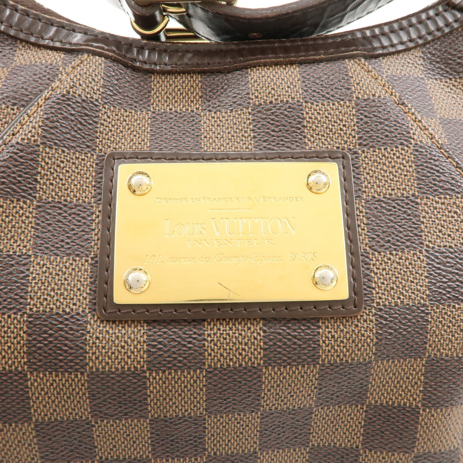 Louis Vuitton Damier Thames PM Shoulder Bag Hand Bag N48180