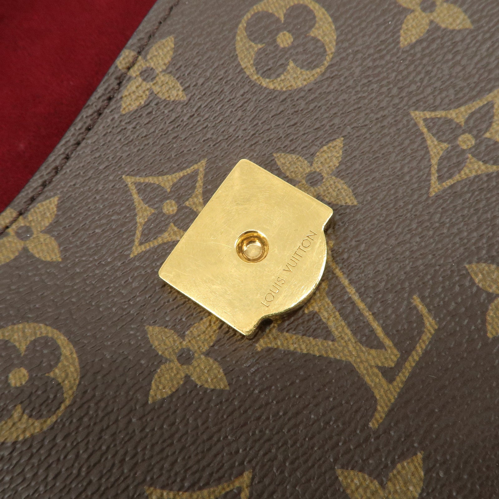 Louis Vuitton Monogram Passy Crossbody Chain Shoulder Bag M45592 Used