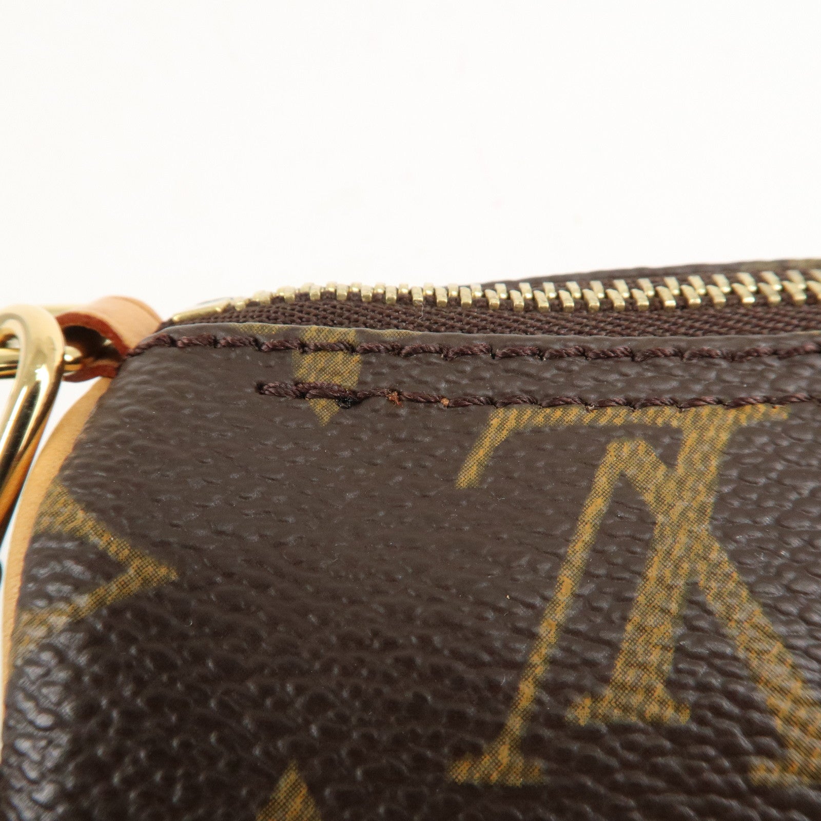 Louis Vuitton Monogram Mini Pouch for Papillon Bag Brown