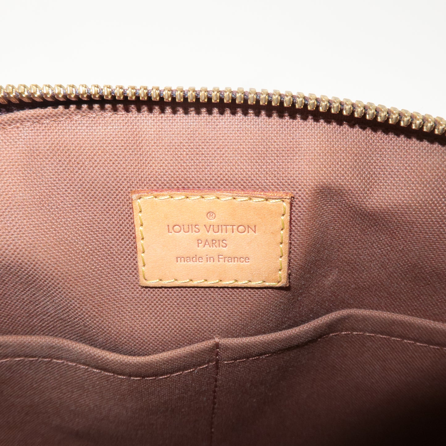 Louis Vuitton Monogram Tivoli PM Hand Bag Brown M40143