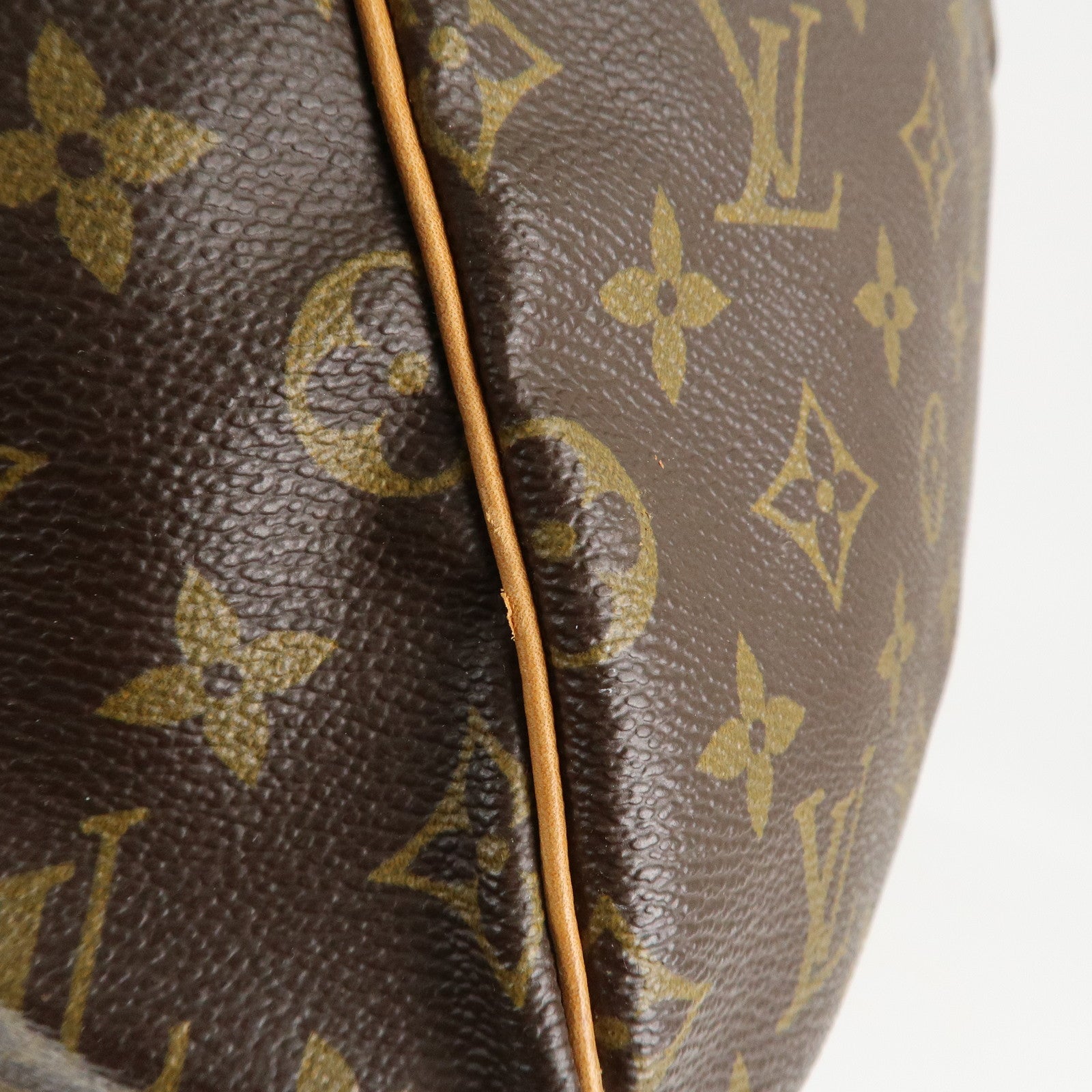 Louis Vuitton Monogram Sac Souple 55 Boston Bag Brown M41622