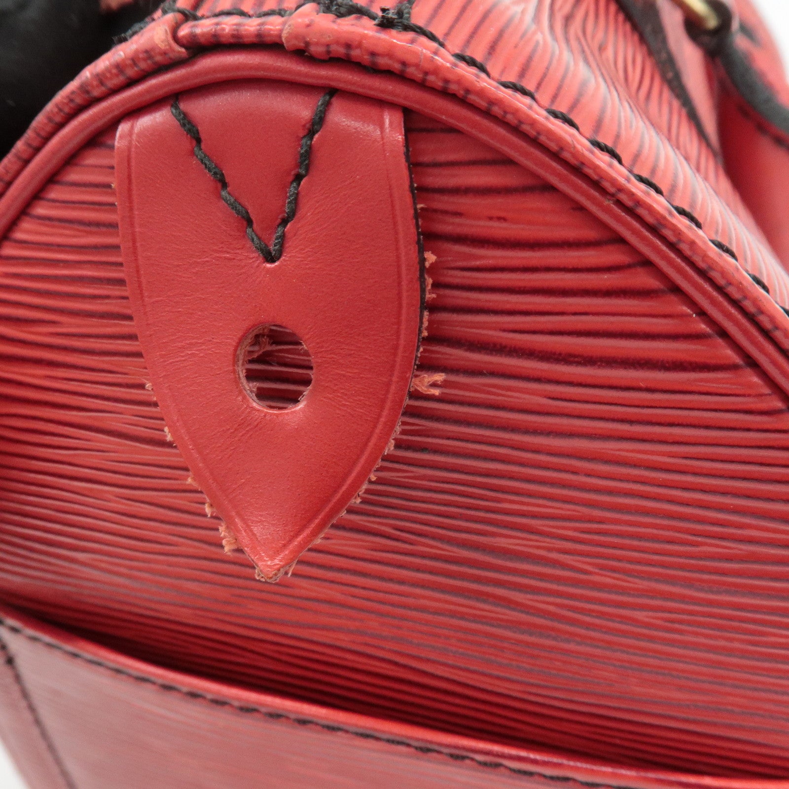 Louis Vuitton Epi Speedy 25 Hand Bag Castilian Red M43017