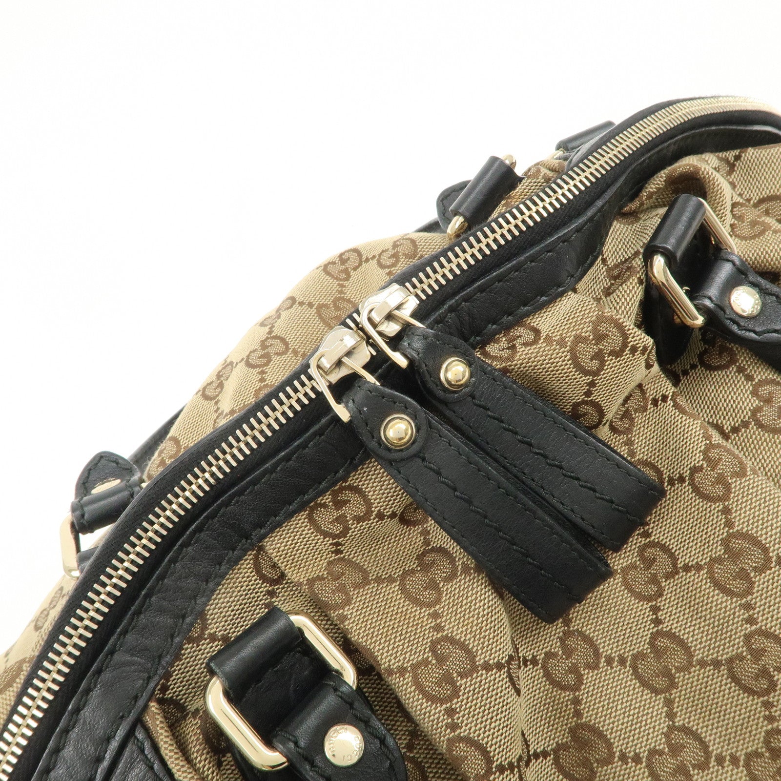 GUCCI Sukey GG Canvas Leather 2WAY Bag Shoulder Bag 223974